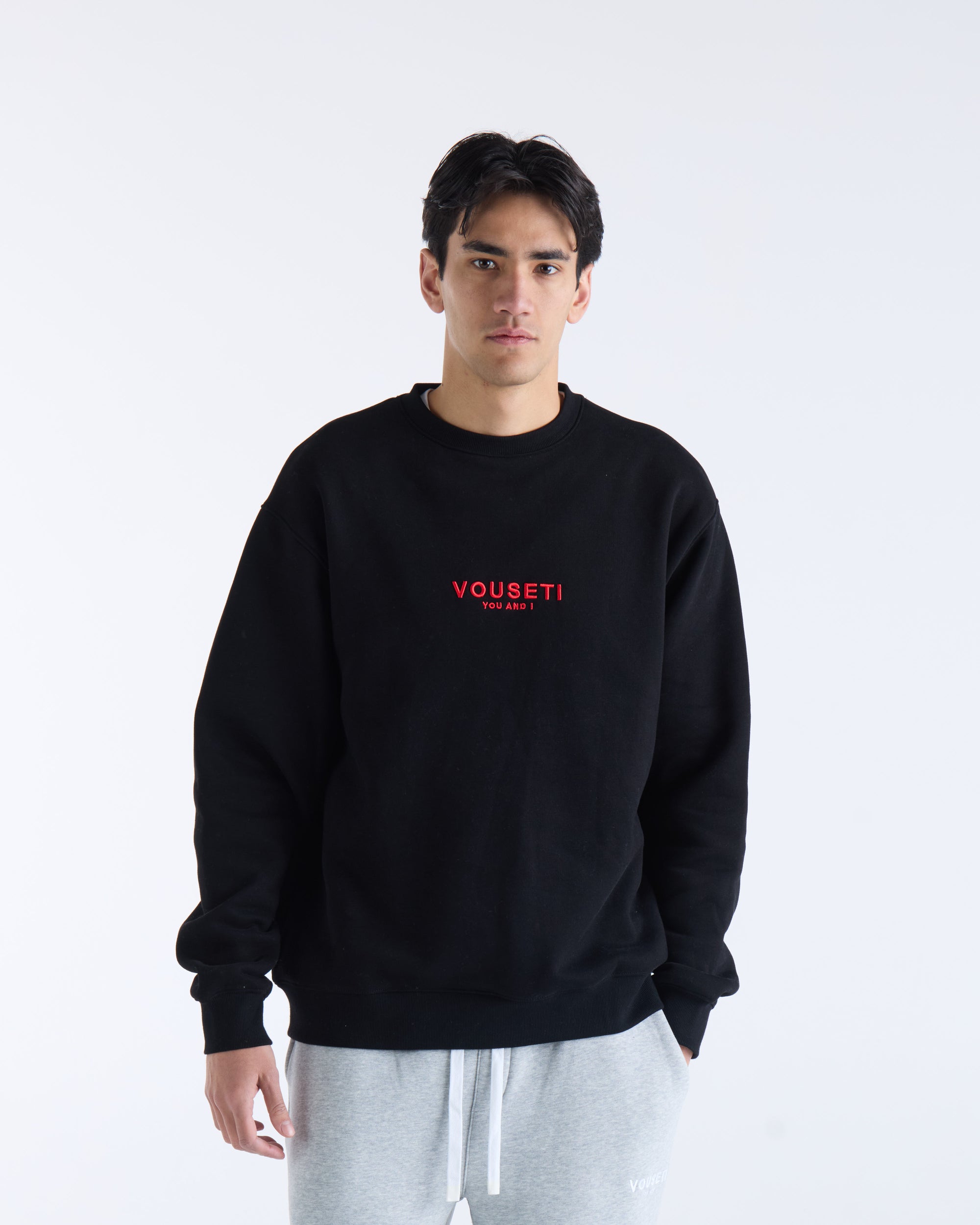 VOUSETI OG SWEATER - Black