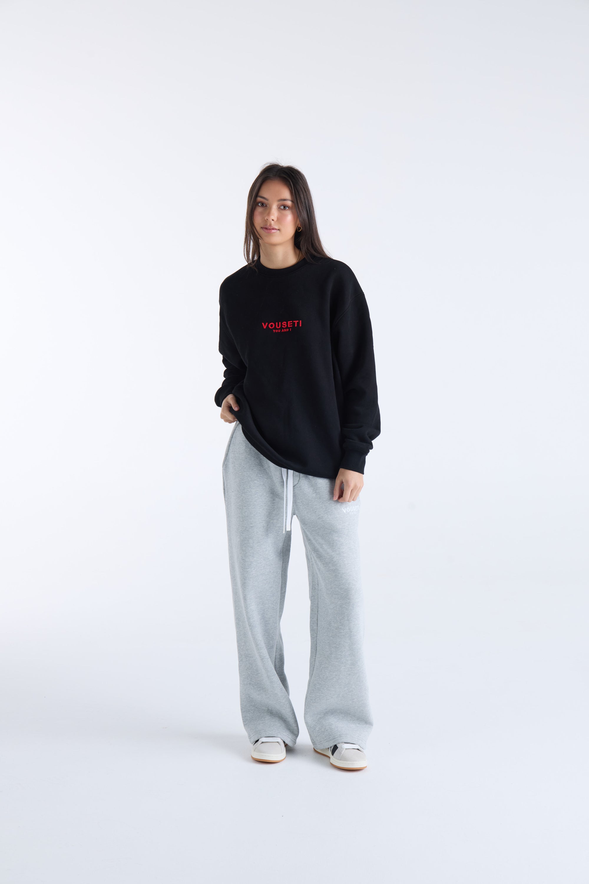VOUSETI OG SWEATER - Black