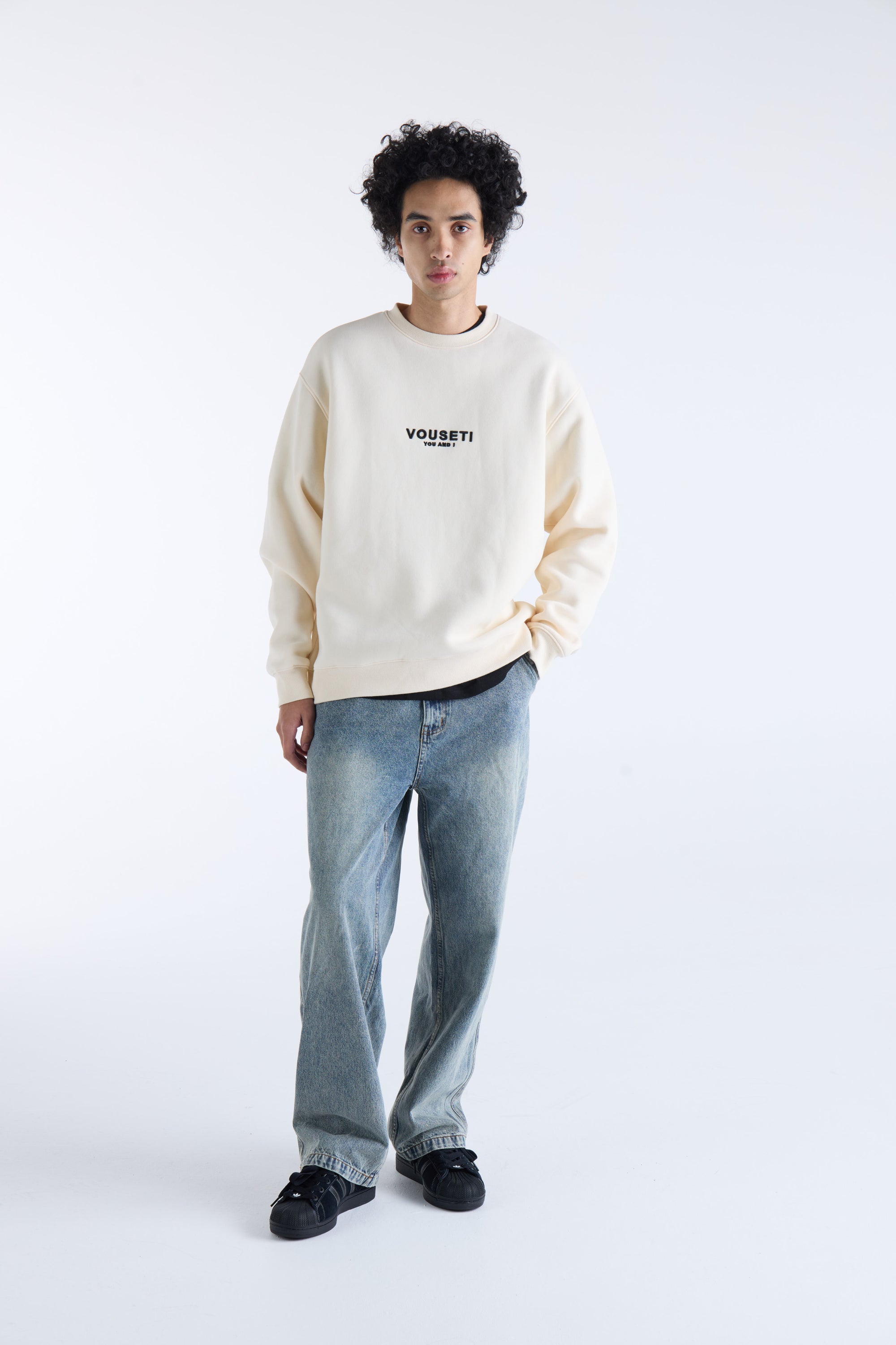 VOUSETI OG SWEATER - Natural