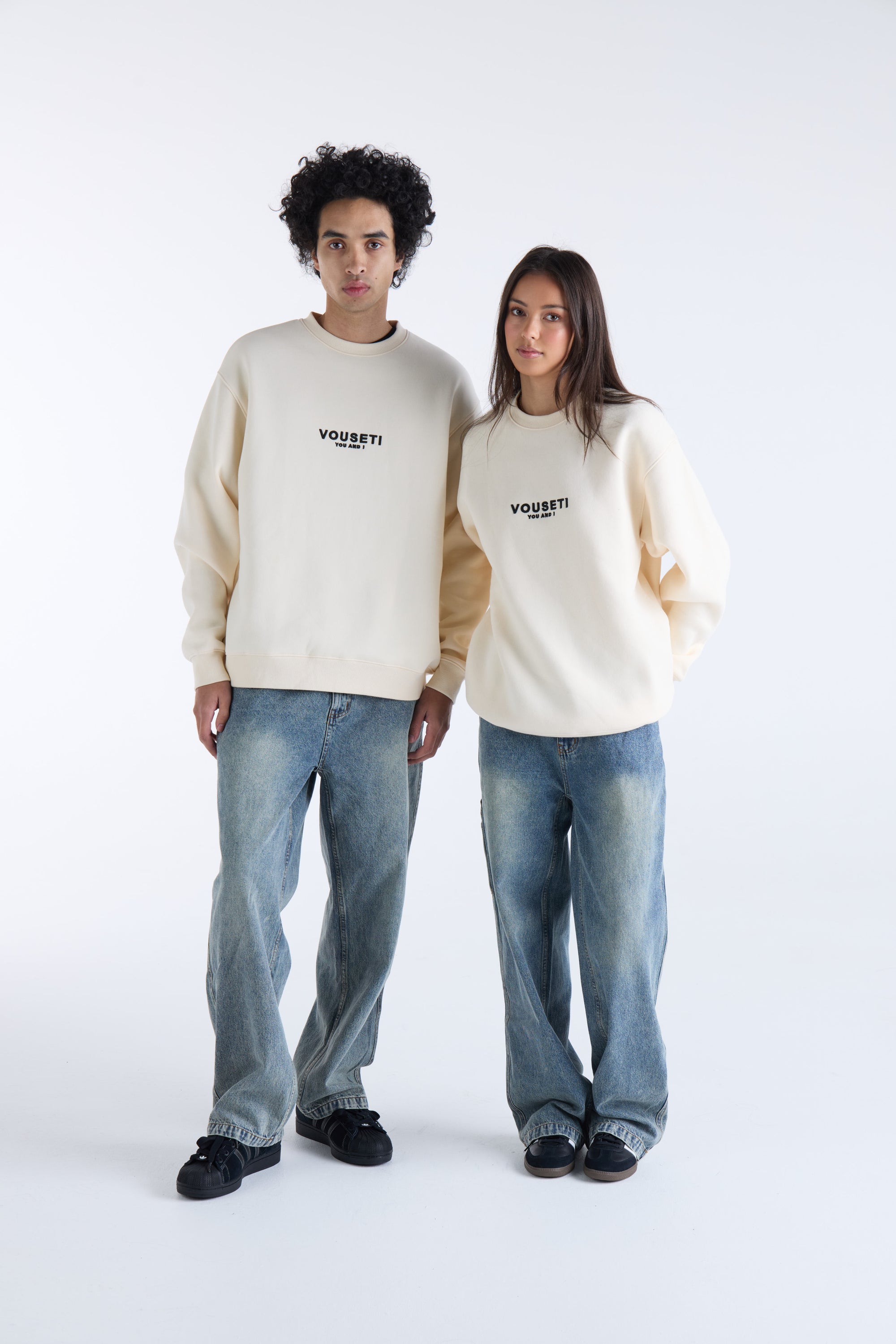 VOUSETI OG SWEATER - Natural