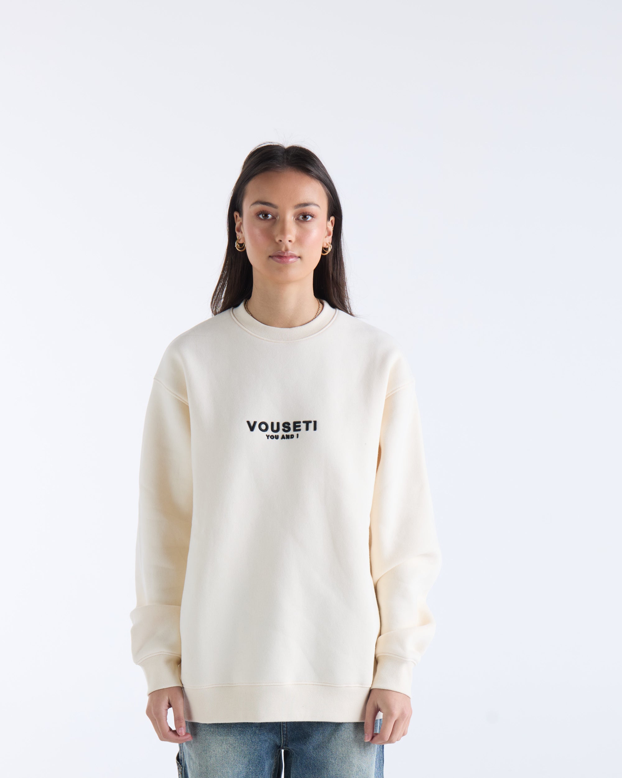 VOUSETI OG SWEATER - Natural