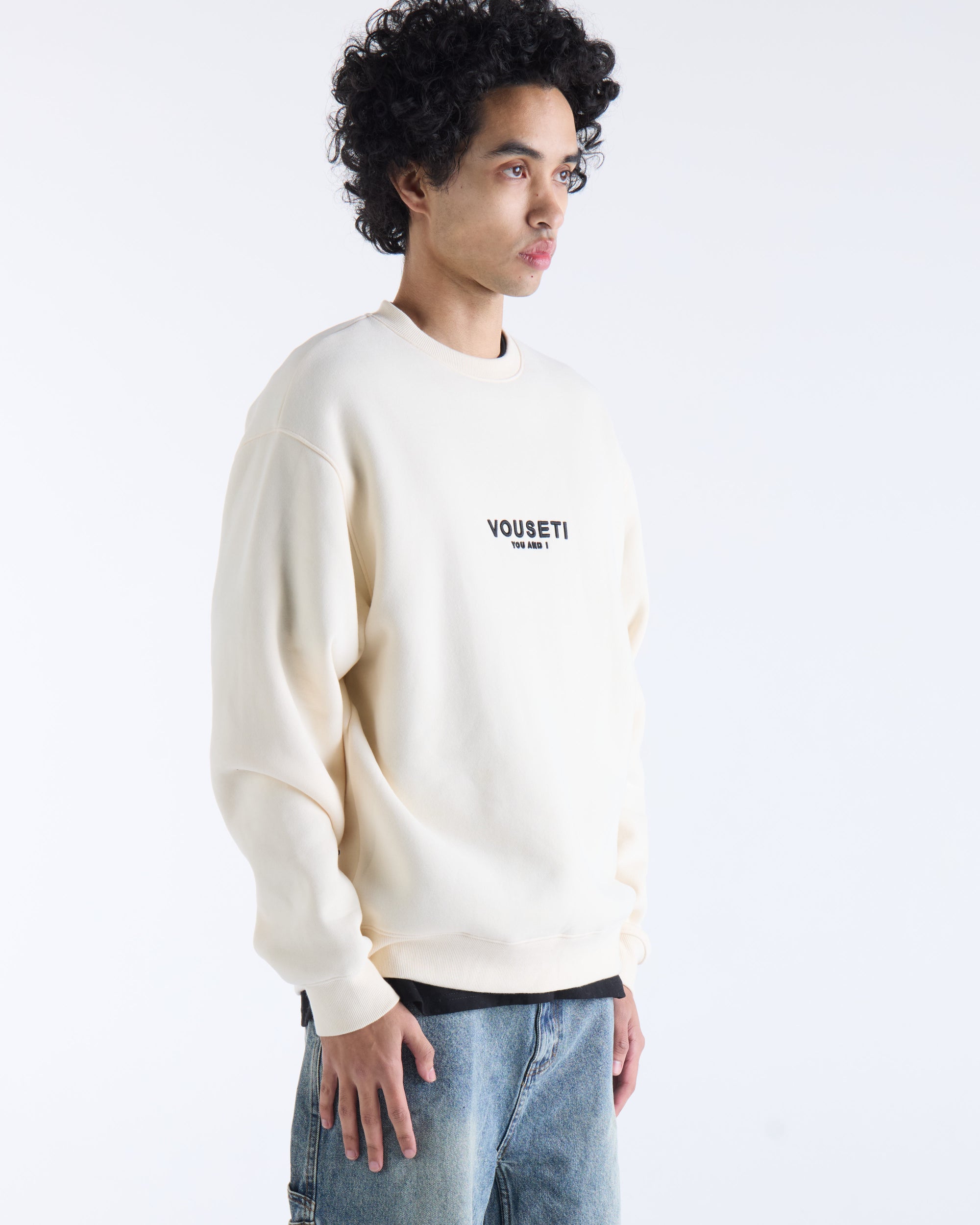 VOUSETI OG SWEATER - Natural