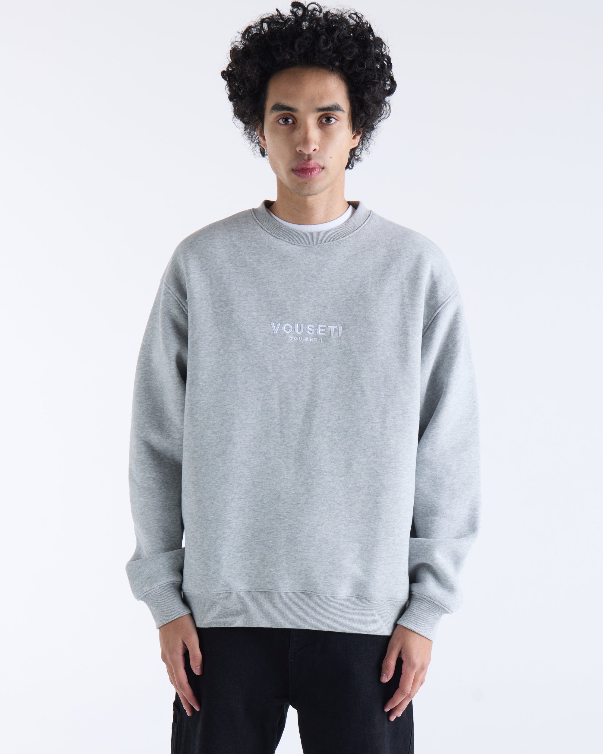 VOUSETI OG SWEATER - Grey Marl
