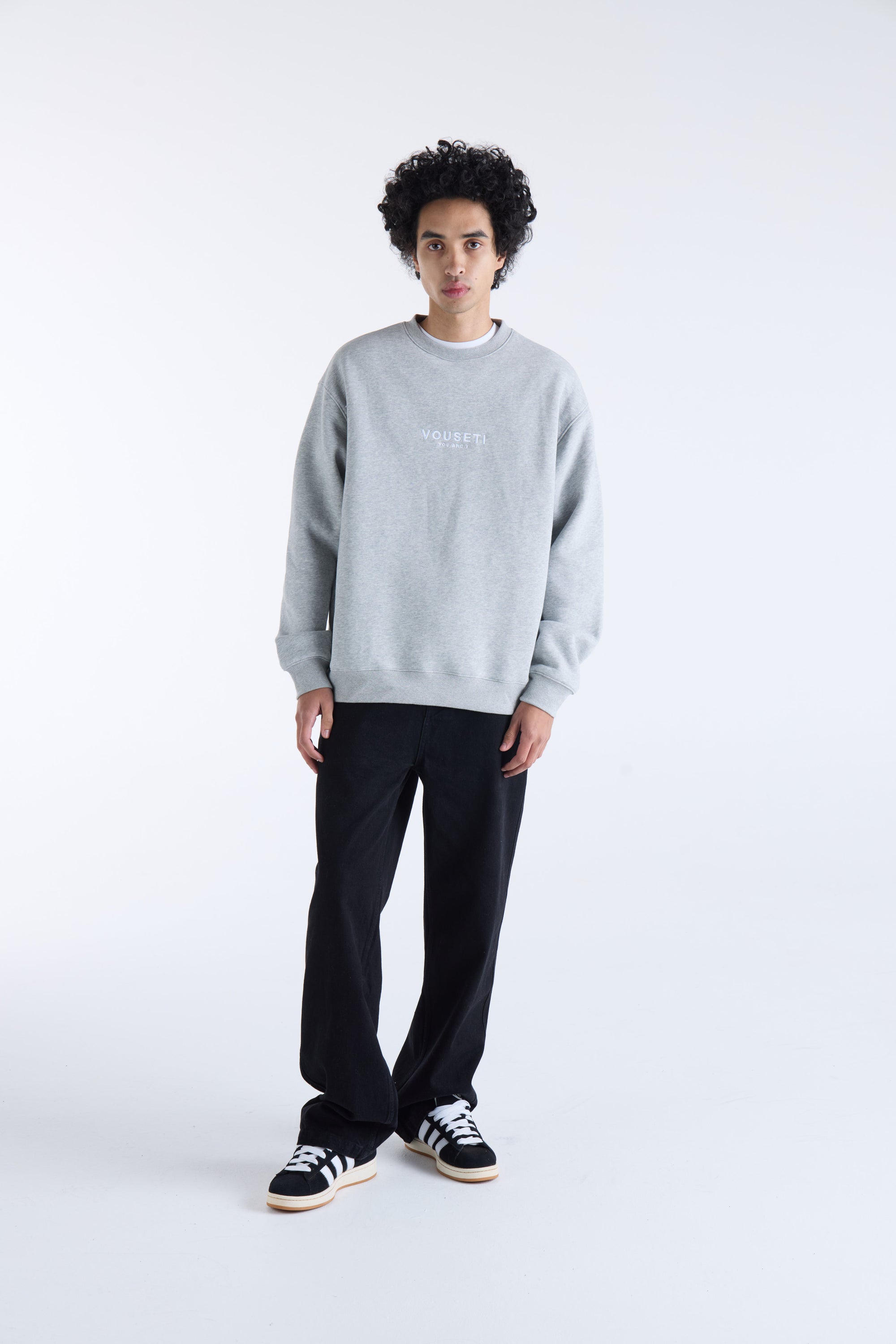 VOUSETI OG SWEATER - Grey Marl