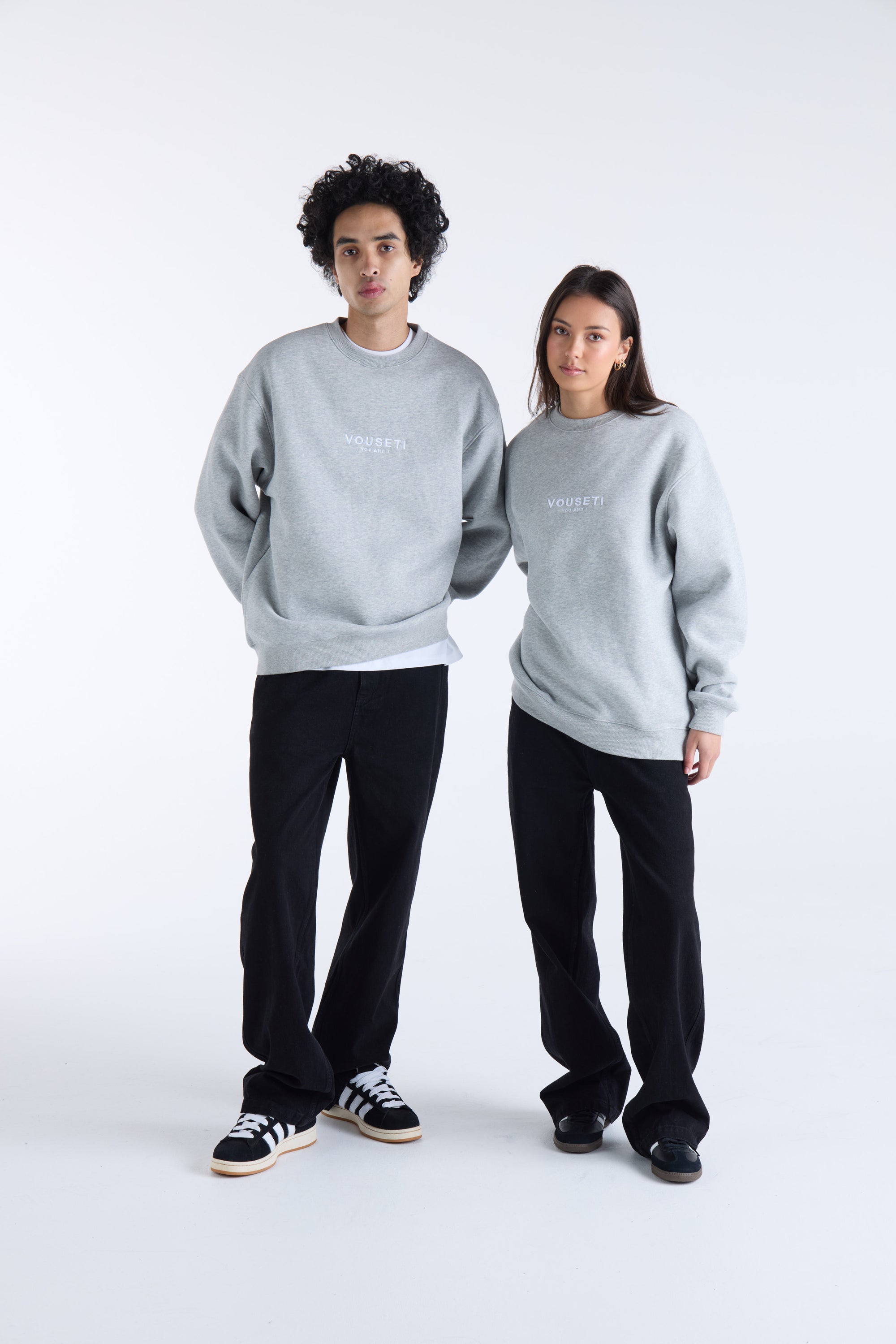 VOUSETI OG SWEATER - Grey Marl