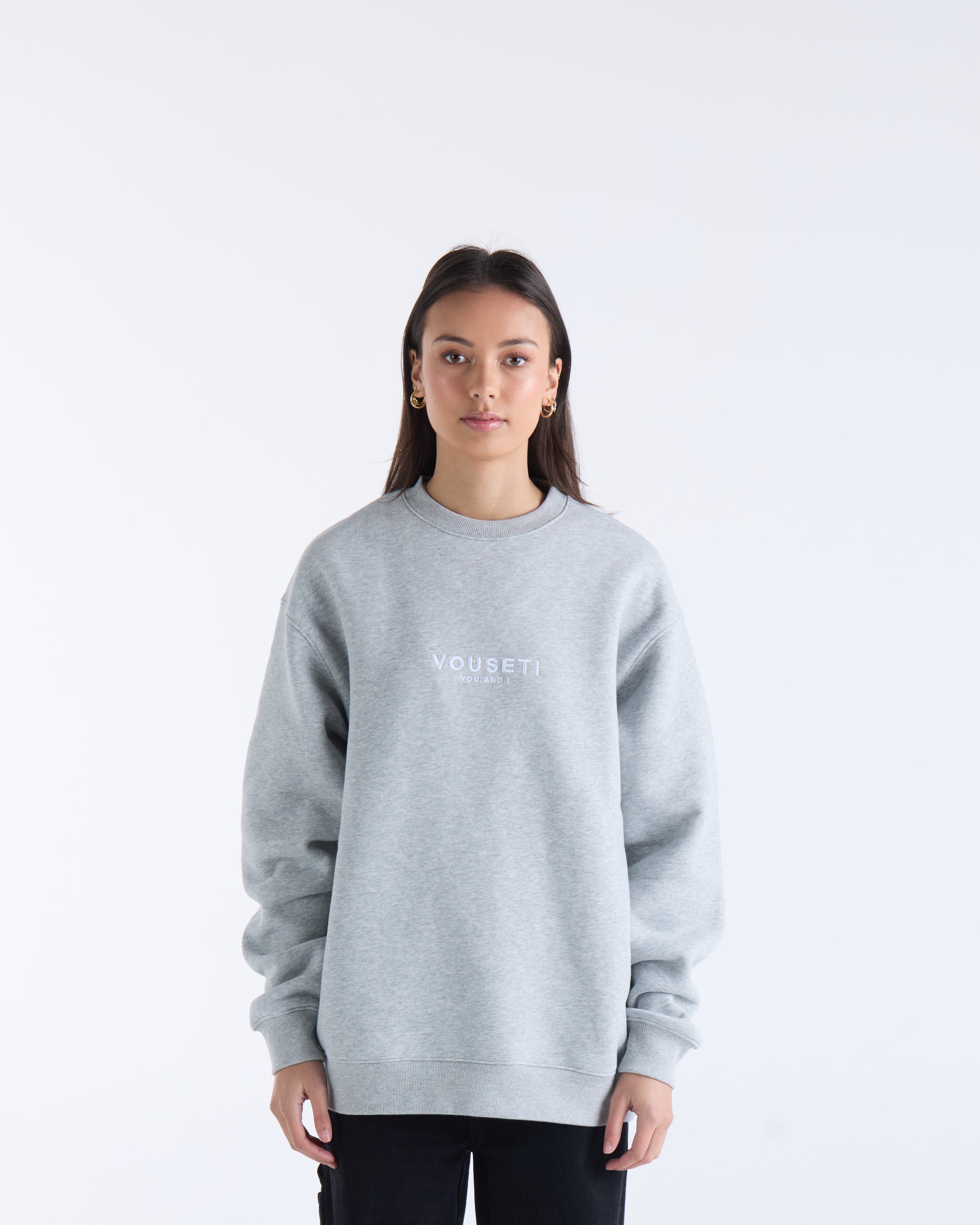 VOUSETI OG SWEATER - Grey Marl