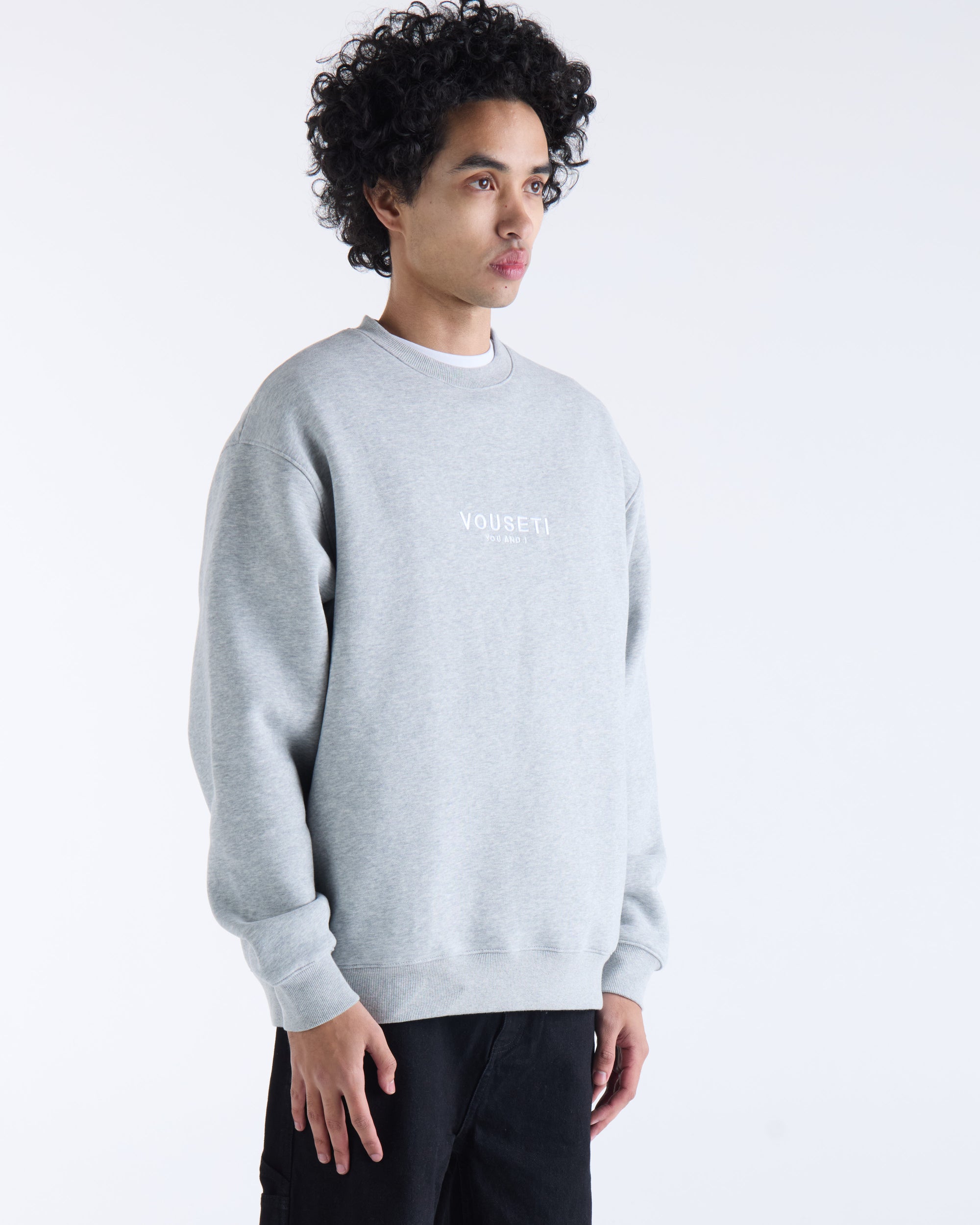 VOUSETI OG SWEATER - Grey Marl