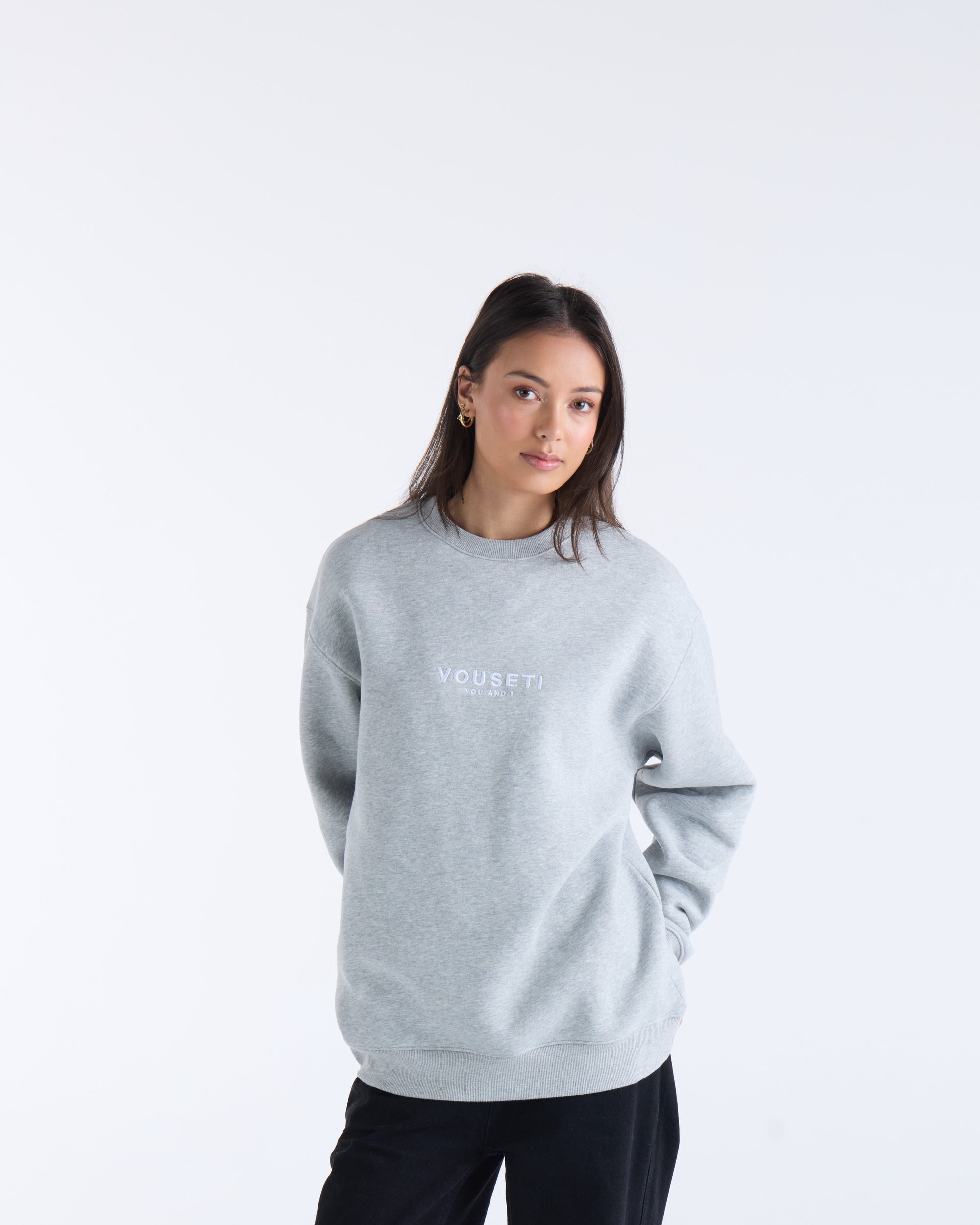 VOUSETI OG SWEATER - Grey Marl