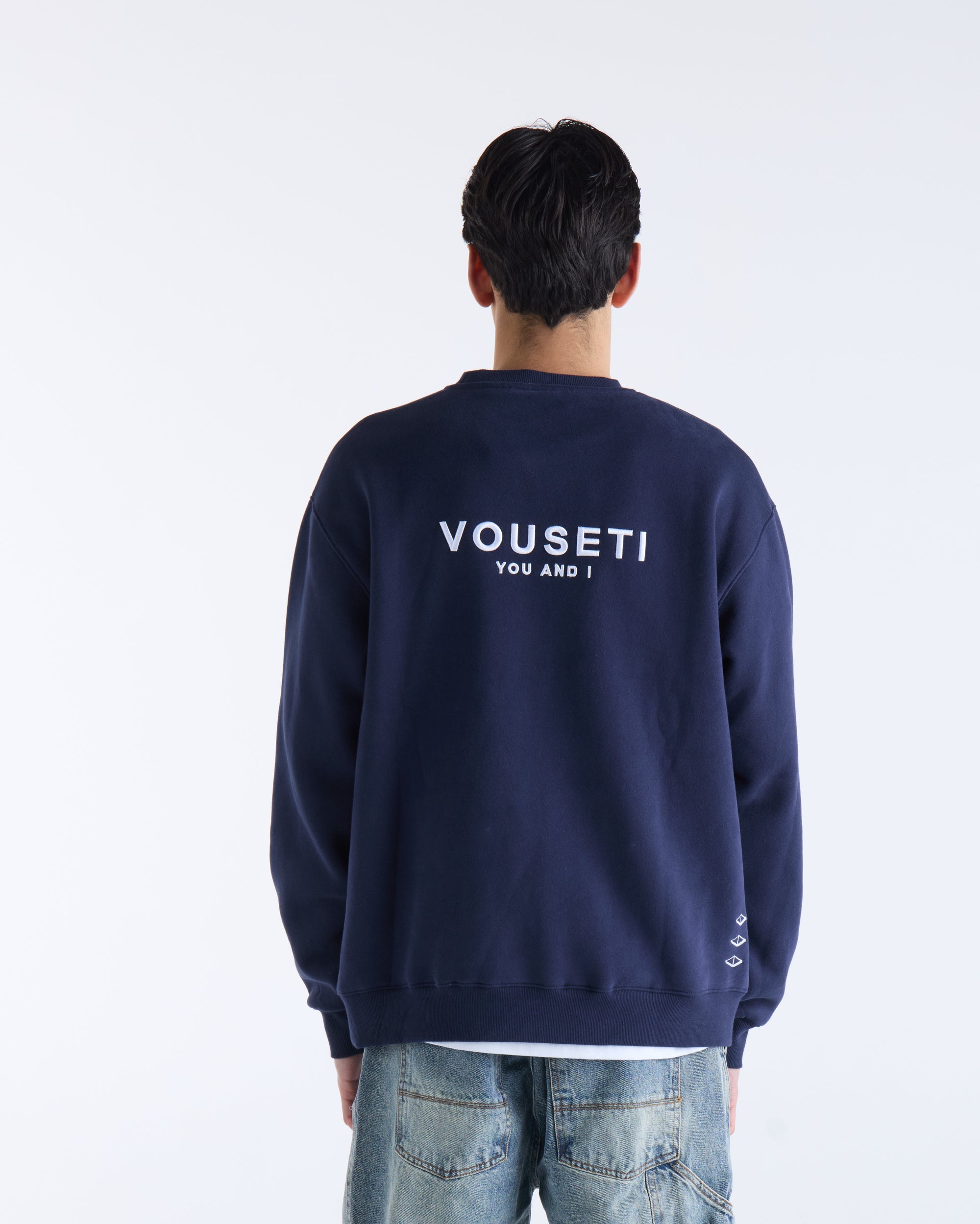 VOUSETI OG SWEATER - Navy