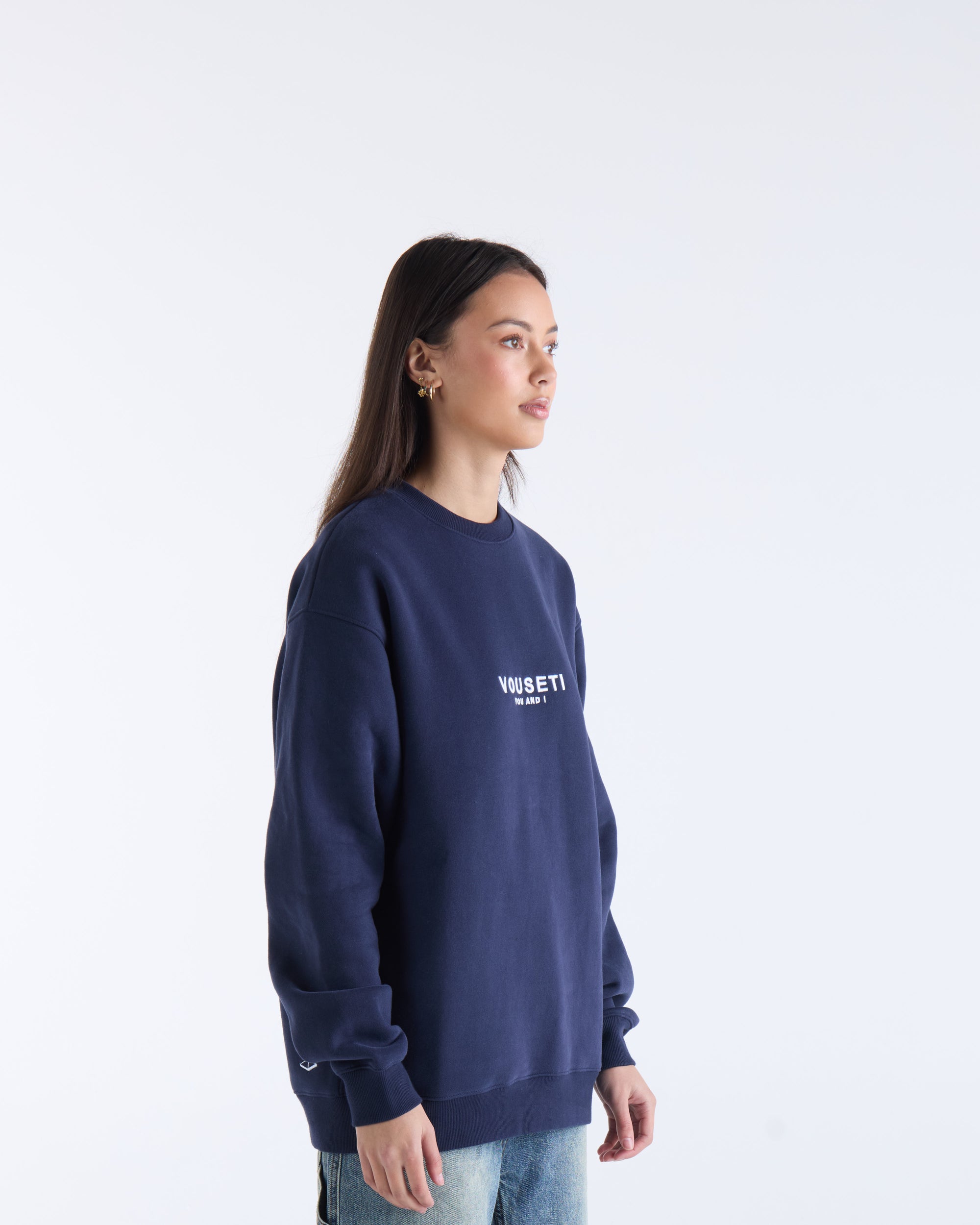 VOUSETI OG SWEATER - Navy