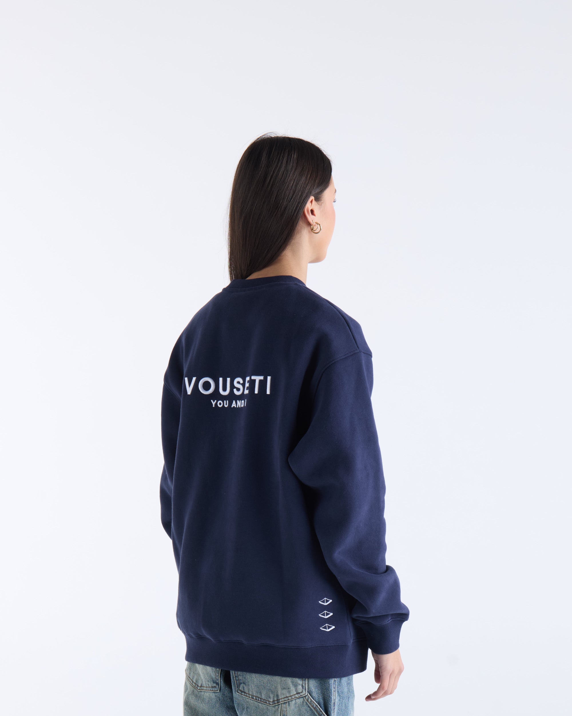 VOUSETI OG SWEATER - Navy