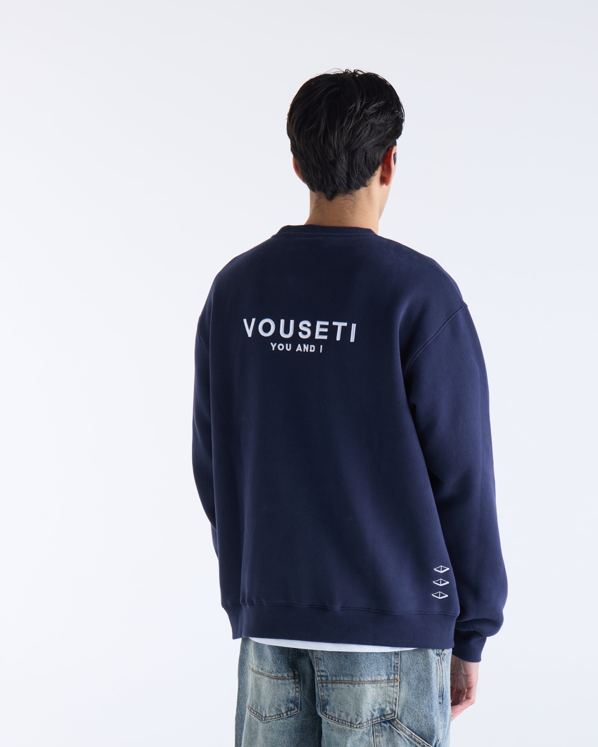 VOUSETI OG SWEATER - Navy