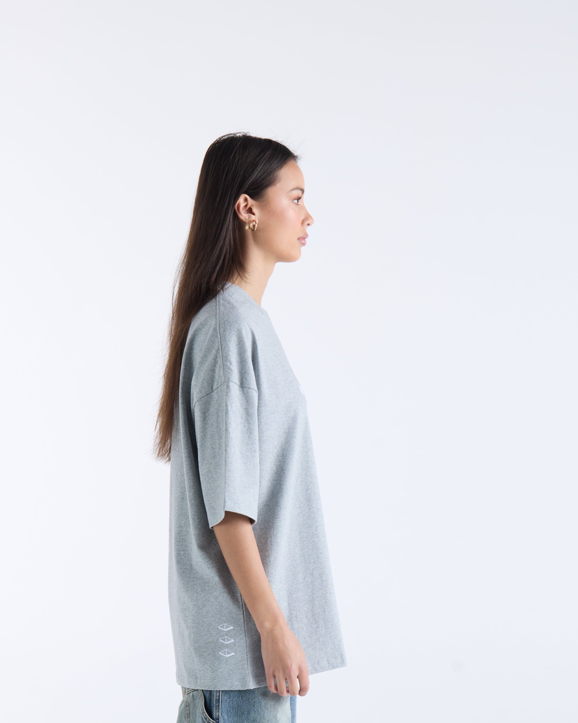 VOUSETI OG TEE - Grey Marl