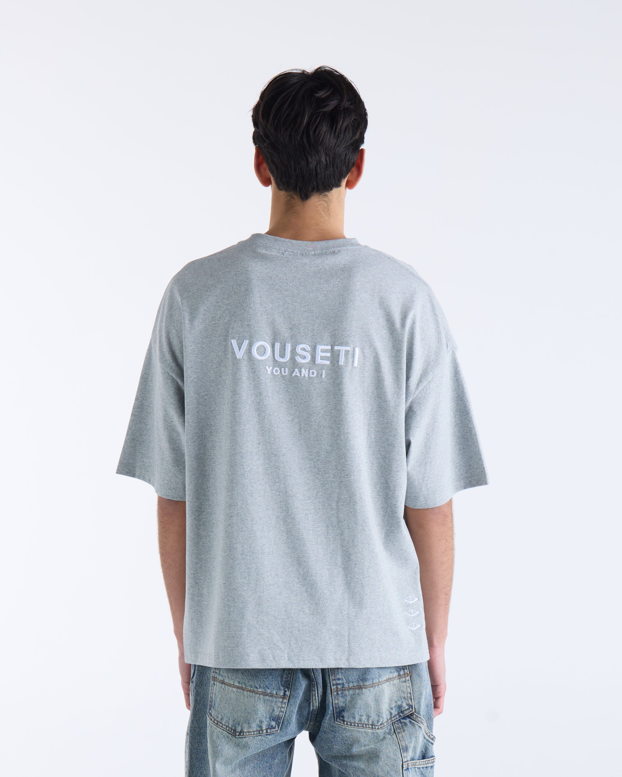 VOUSETI OG TEE - Grey Marl