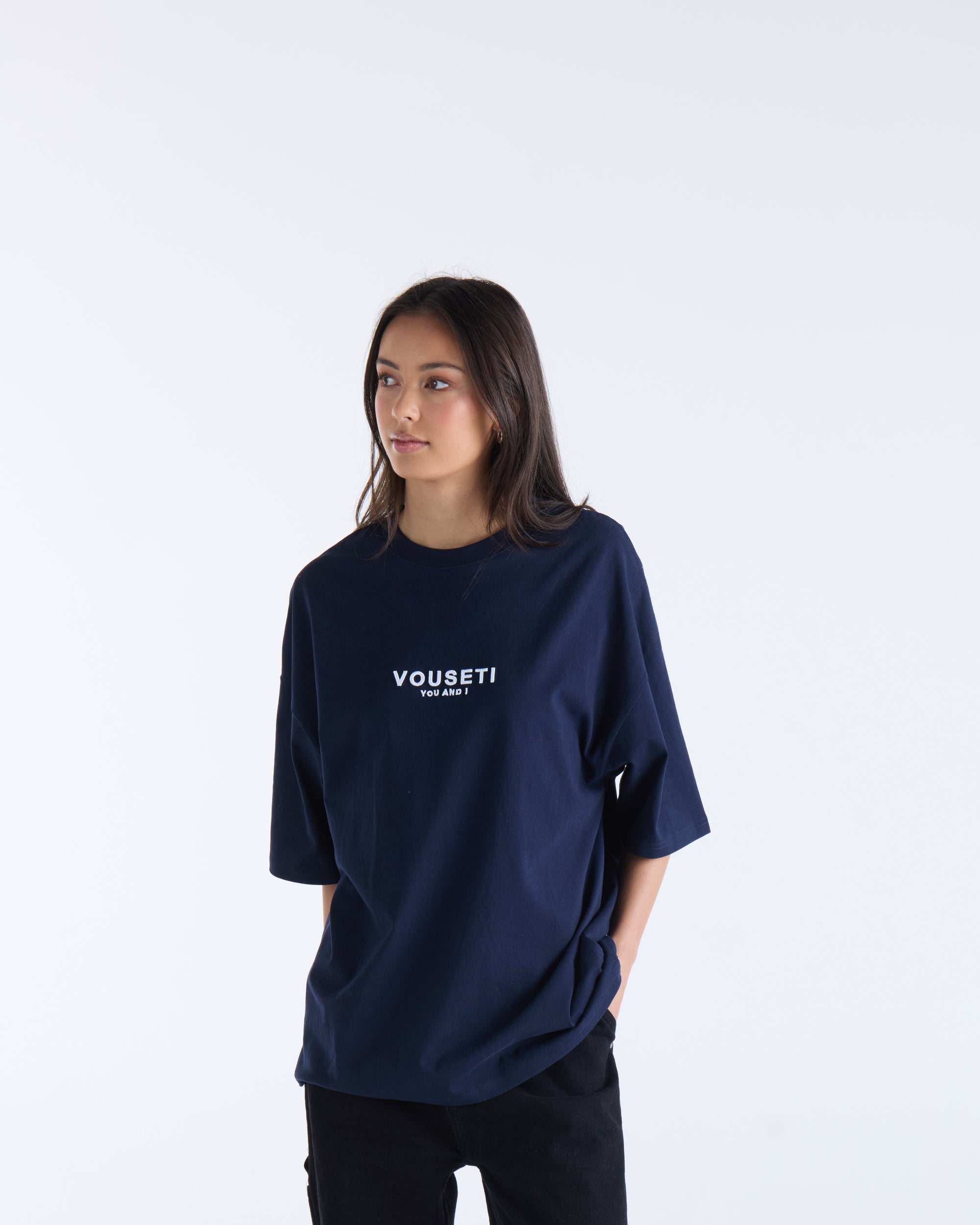 VOUSETI OG TEE - Navy
