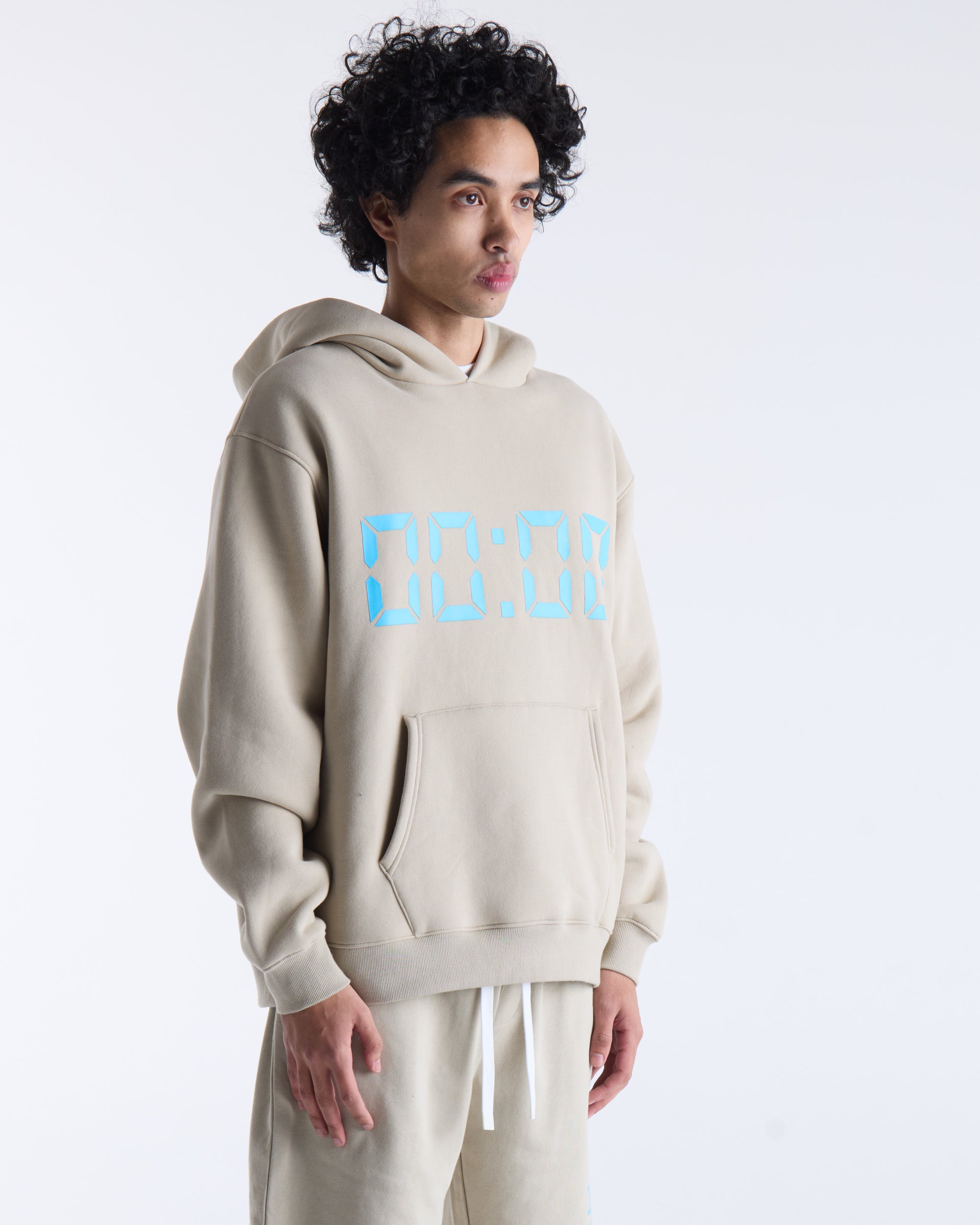 US AGAINST TIME HOODIE - Smokey Grey