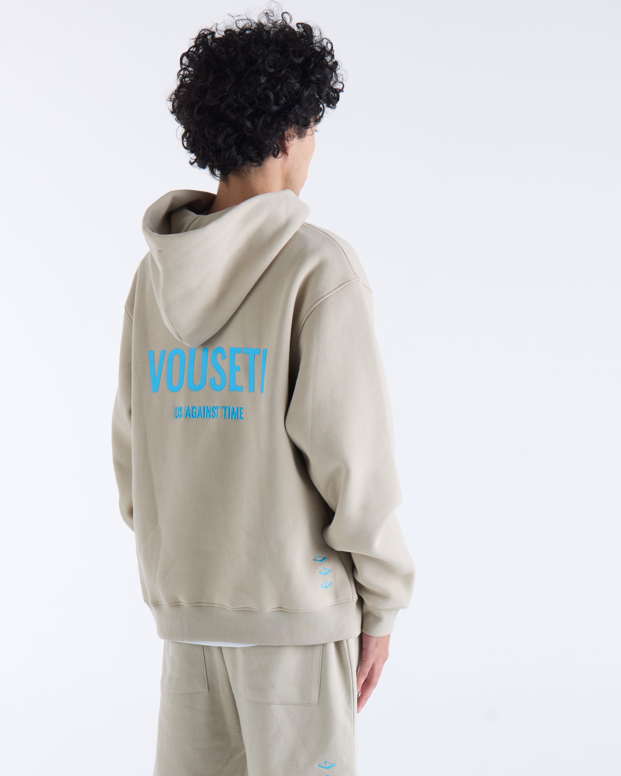 US AGAINST TIME HOODIE - Smokey Grey