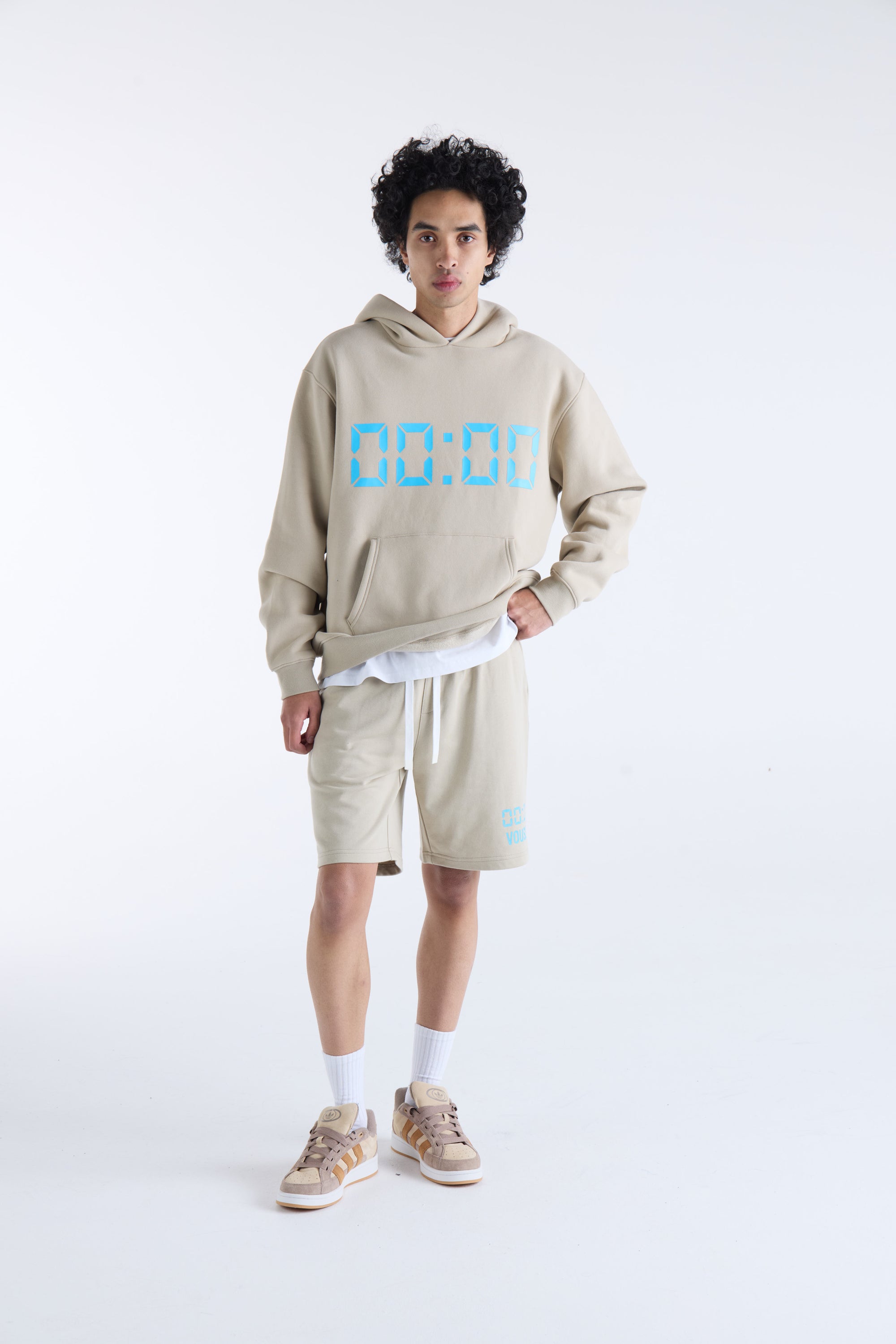 US AGAINST TIME HOODIE - Smokey Grey