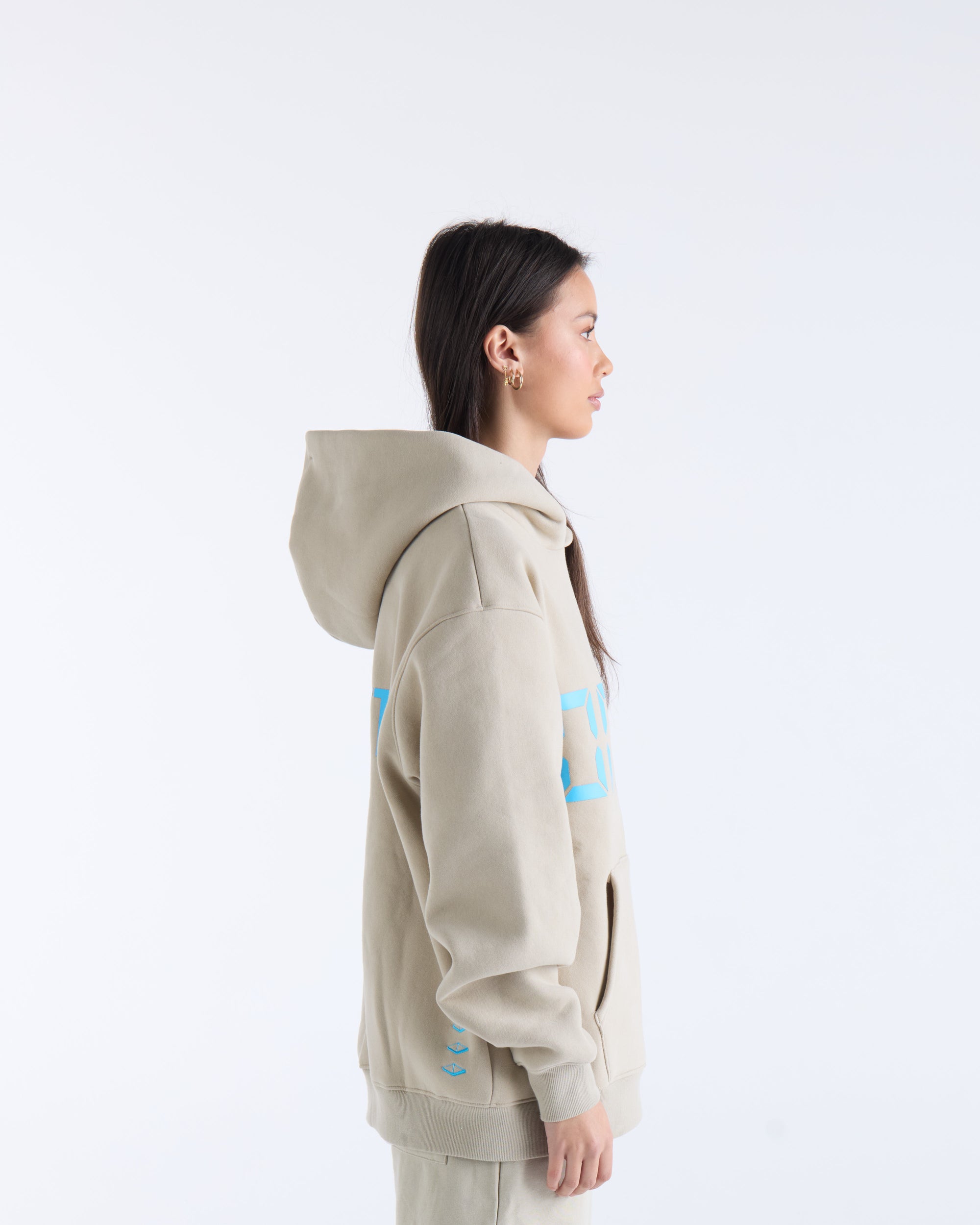 US AGAINST TIME HOODIE - Smokey Grey