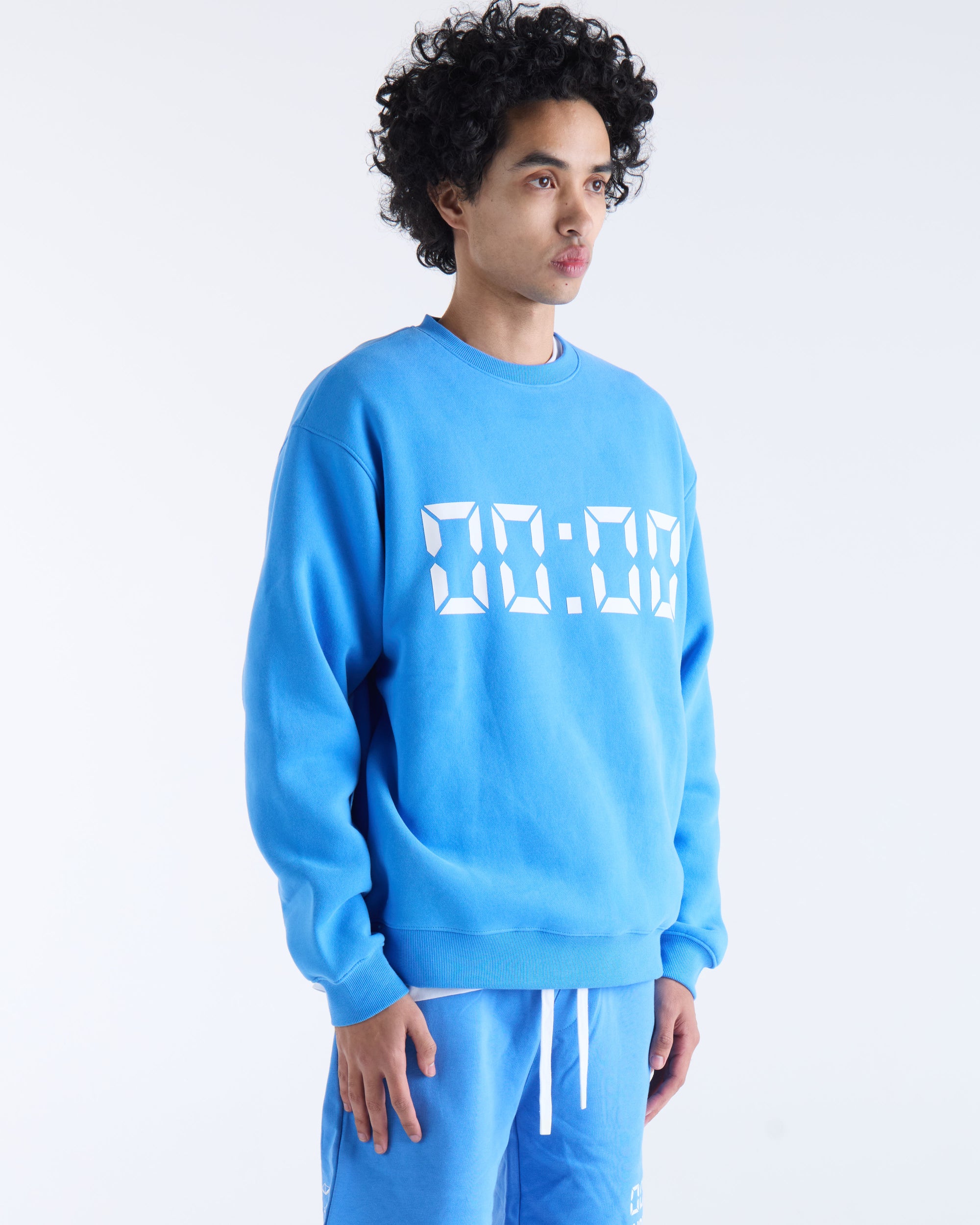 US AGAINST TIME SWEATER - Bright Blue