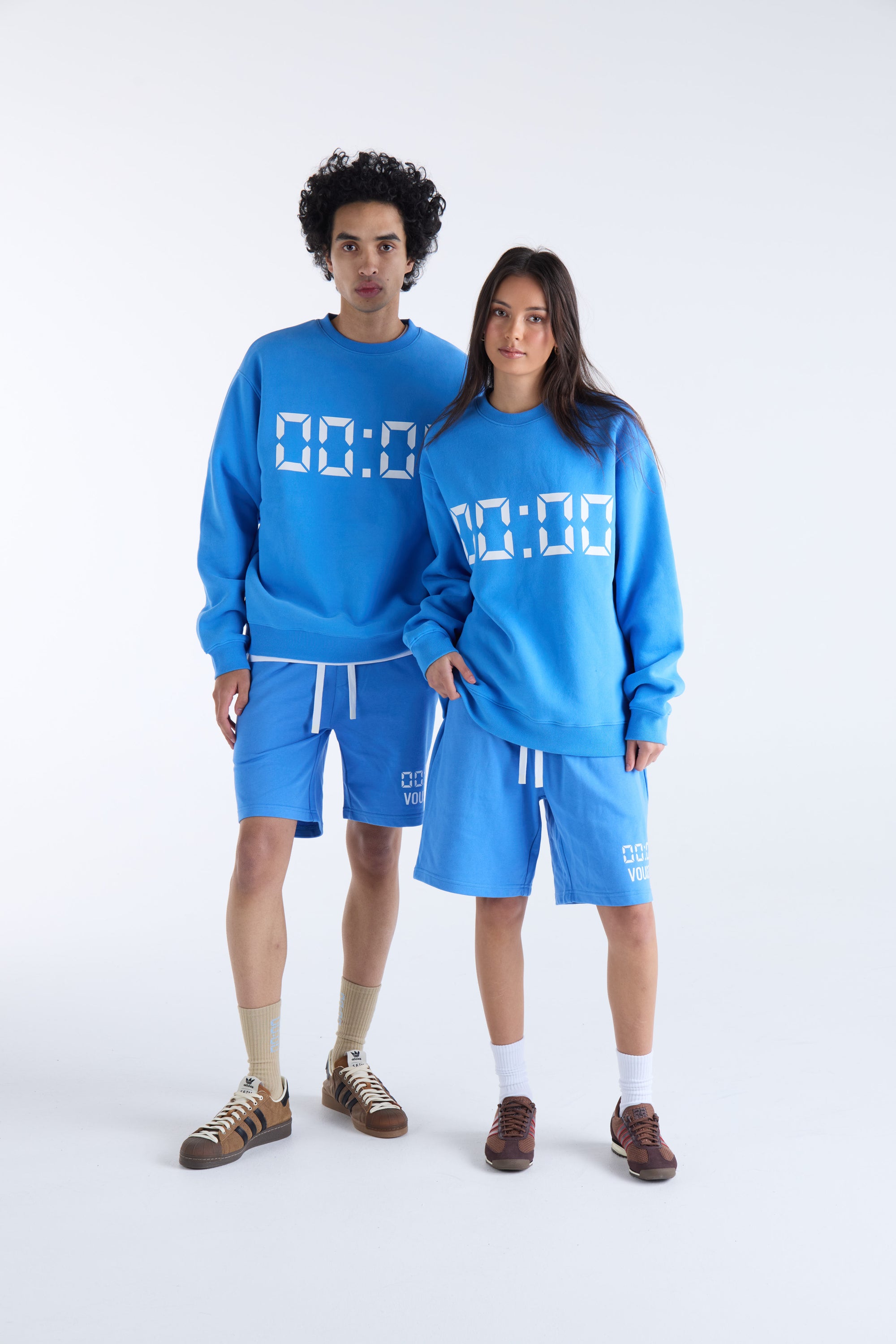 US AGAINST TIME SWEATER - Bright Blue