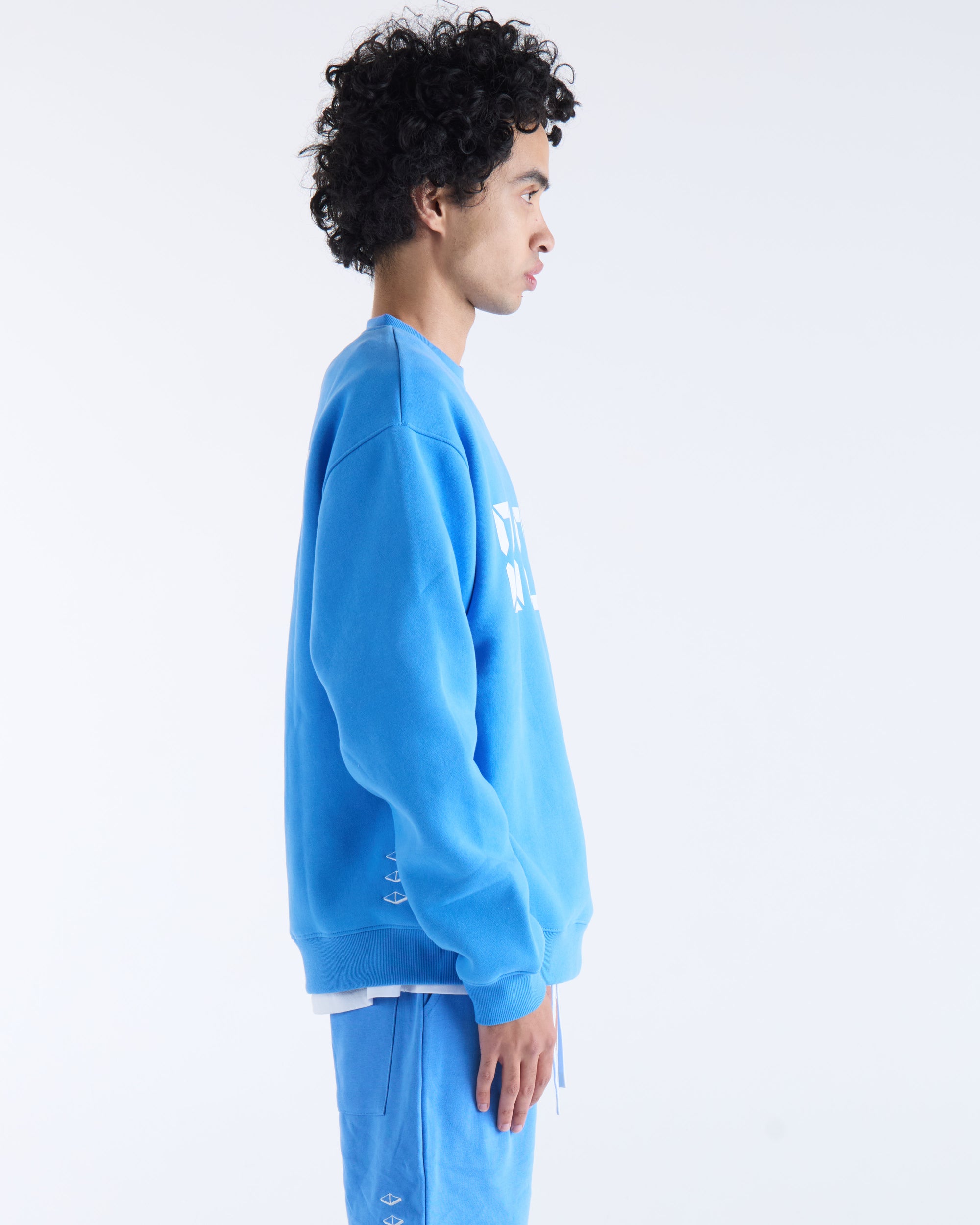 US AGAINST TIME SWEATER - Bright Blue
