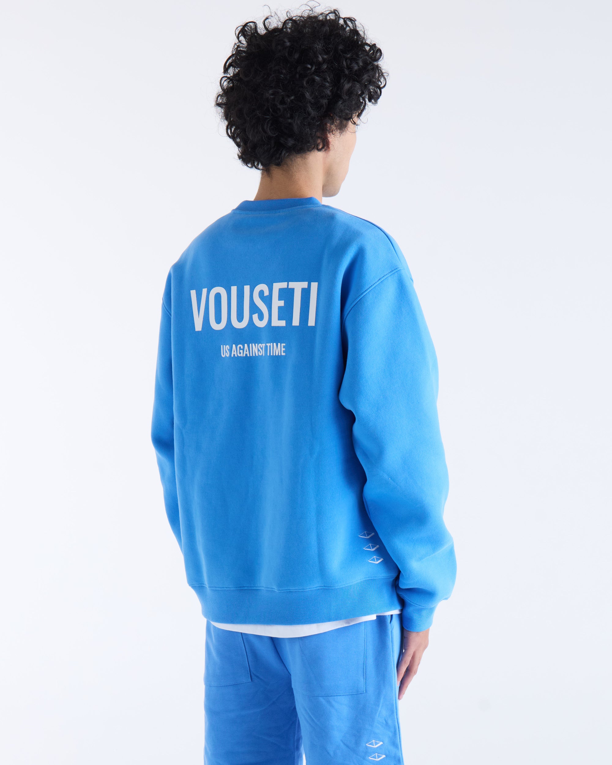 US AGAINST TIME SWEATER - Bright Blue