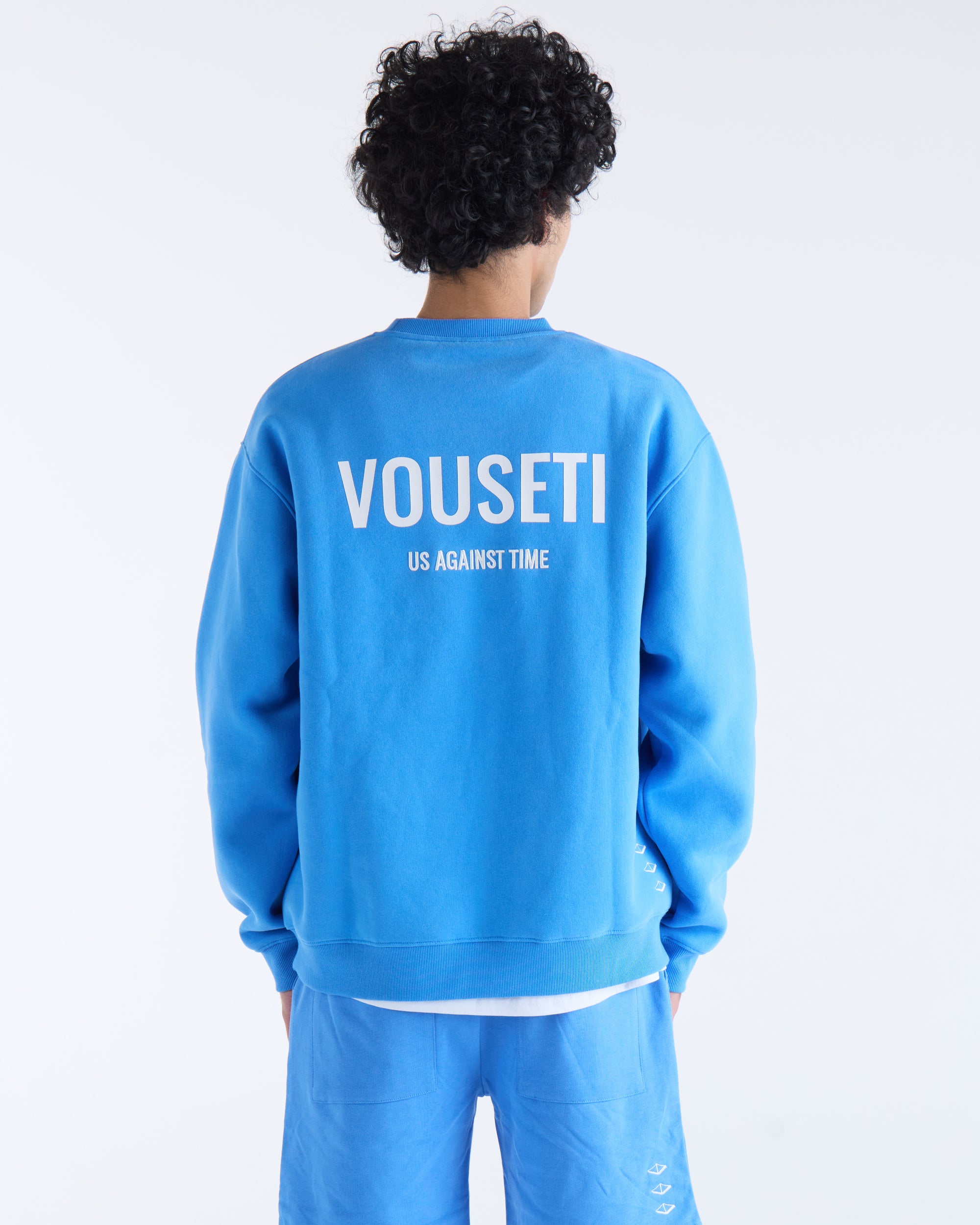 US AGAINST TIME SWEATER - Bright Blue