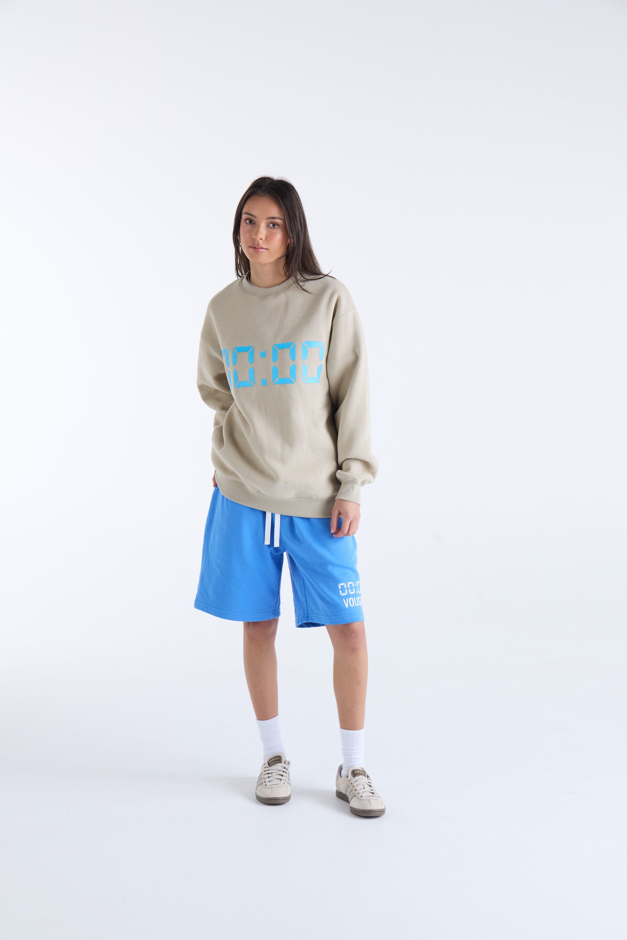 US AGAINST TIME SWEATER - Smokey Grey