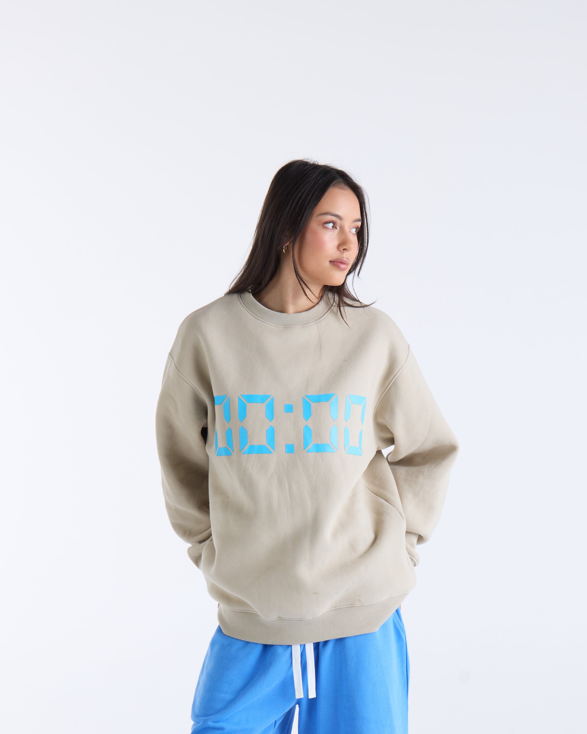 US AGAINST TIME SWEATER - Smokey Grey