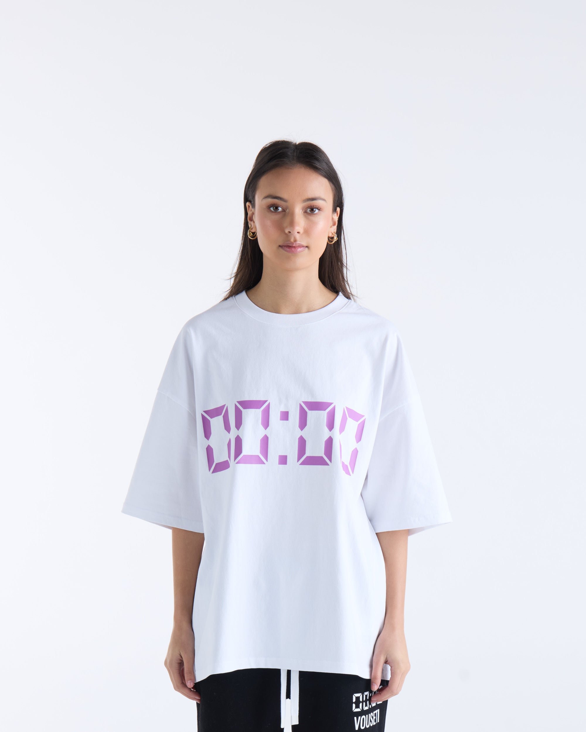 US AGAINST TIME T-SHIRT - White
