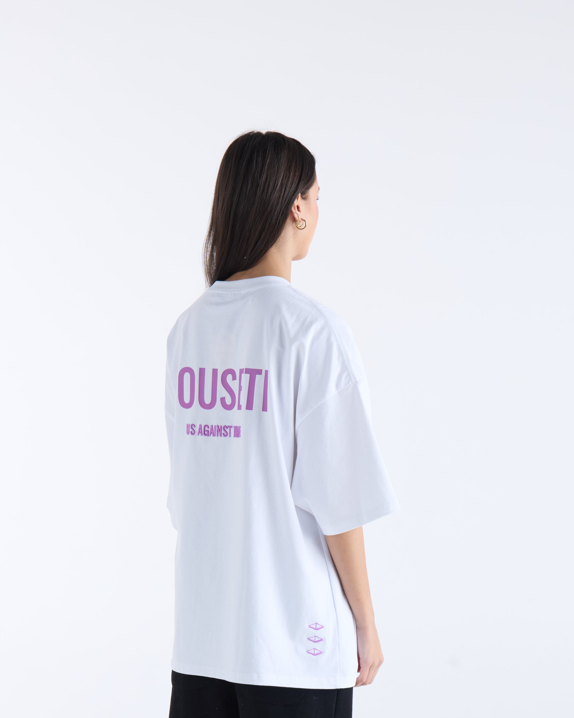 US AGAINST TIME T-SHIRT - White