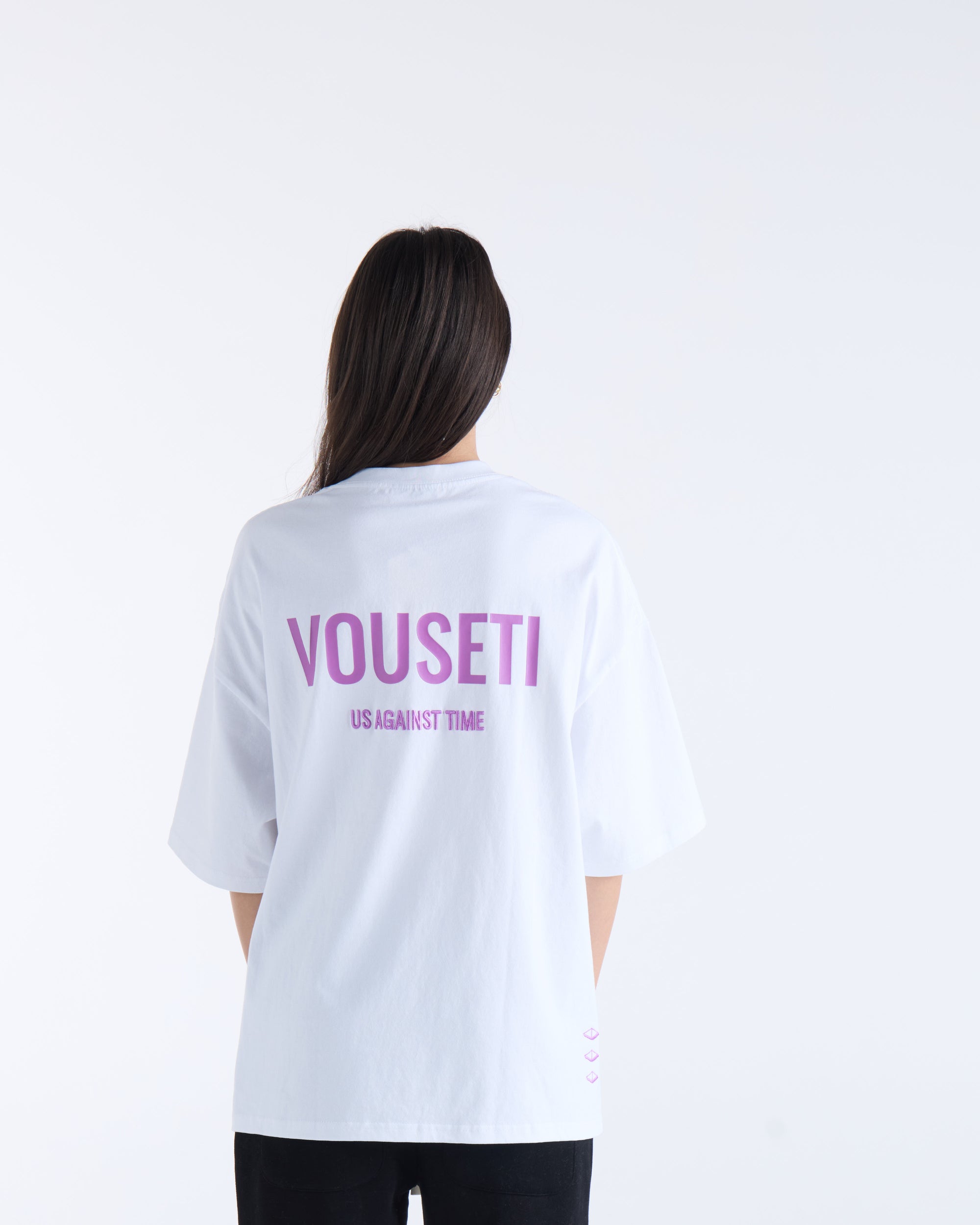 US AGAINST TIME T-SHIRT - White