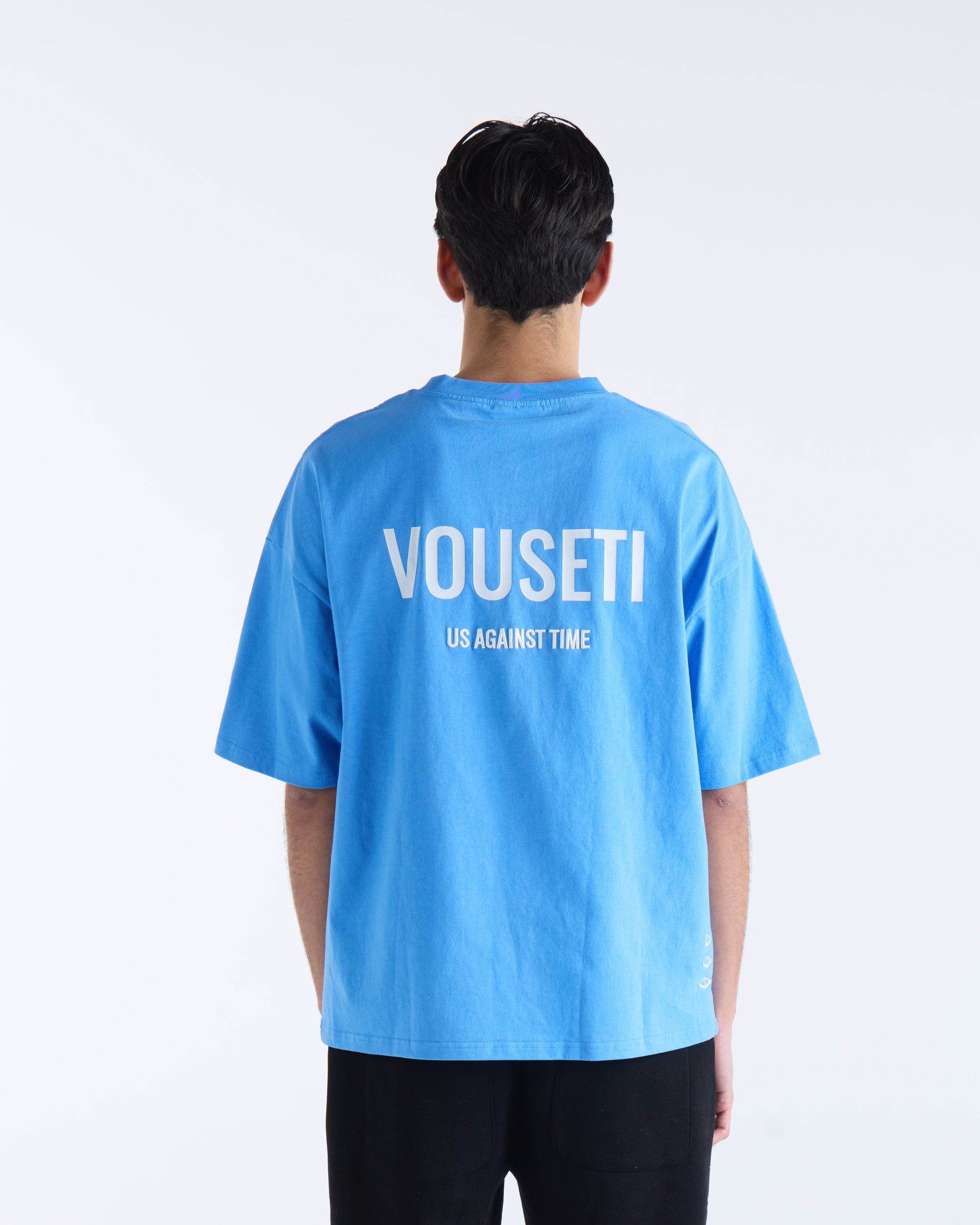 US AGAINST TIME T-SHIRT - Bright Blue