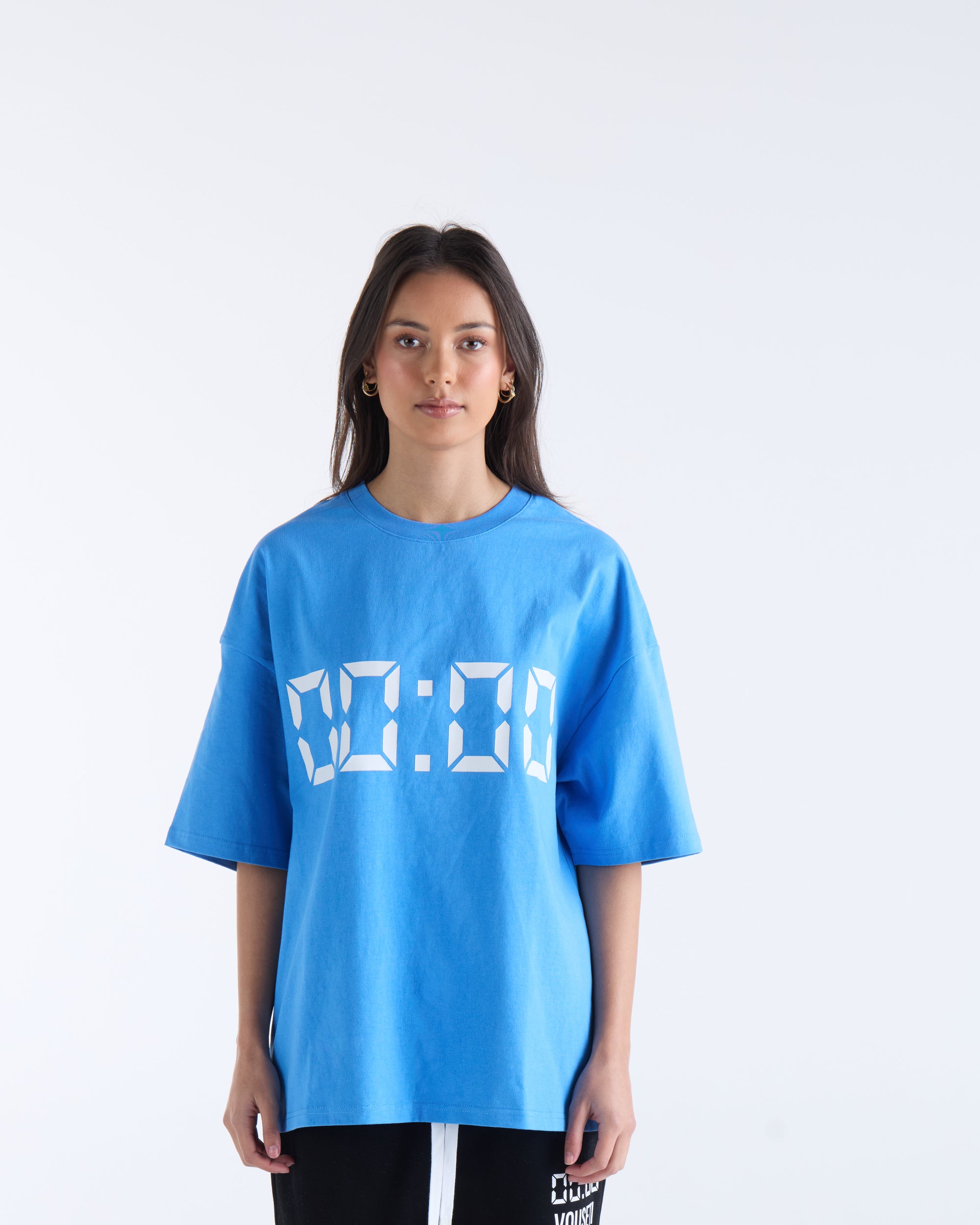 US AGAINST TIME T-SHIRT - Bright Blue