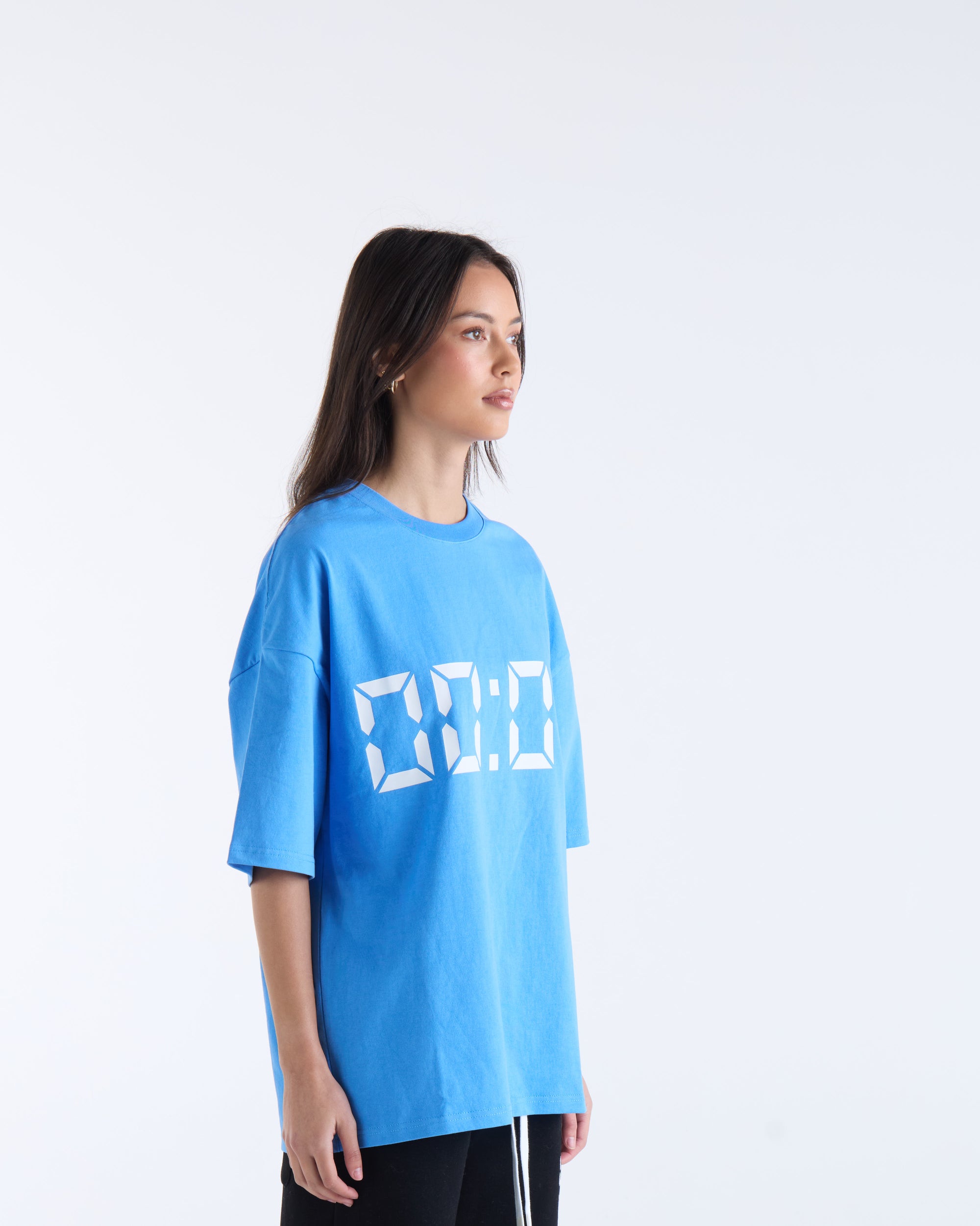US AGAINST TIME T-SHIRT - Bright Blue