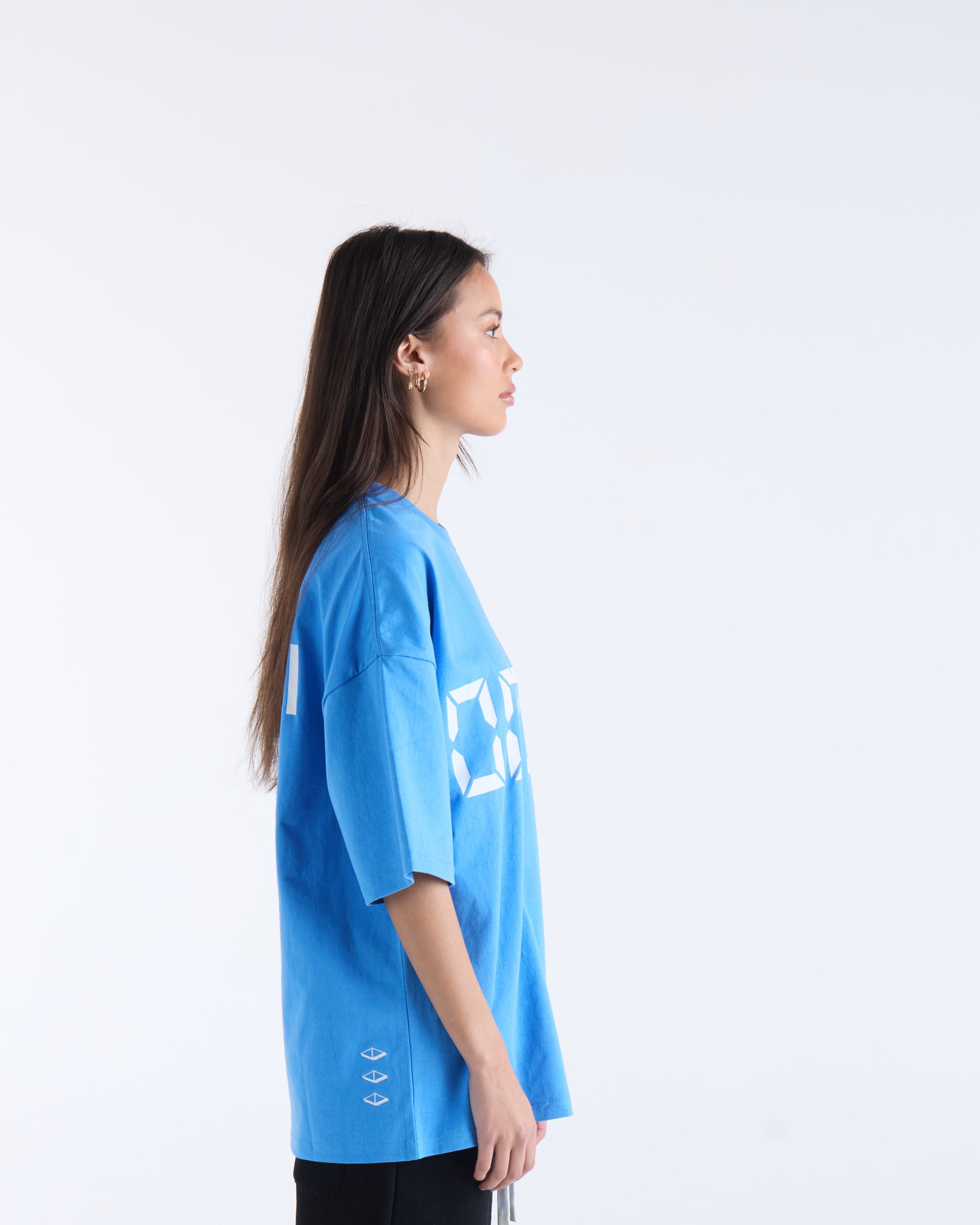 US AGAINST TIME T-SHIRT - Bright Blue
