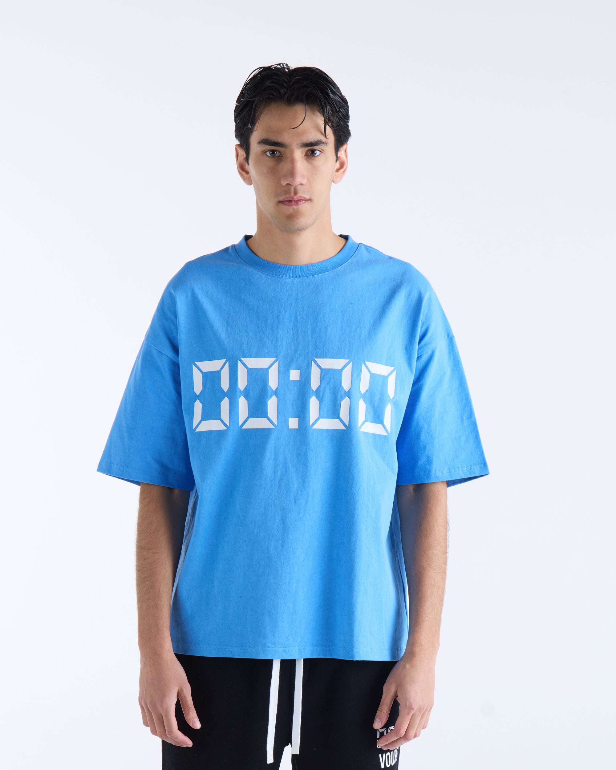 US AGAINST TIME T-SHIRT - Bright Blue