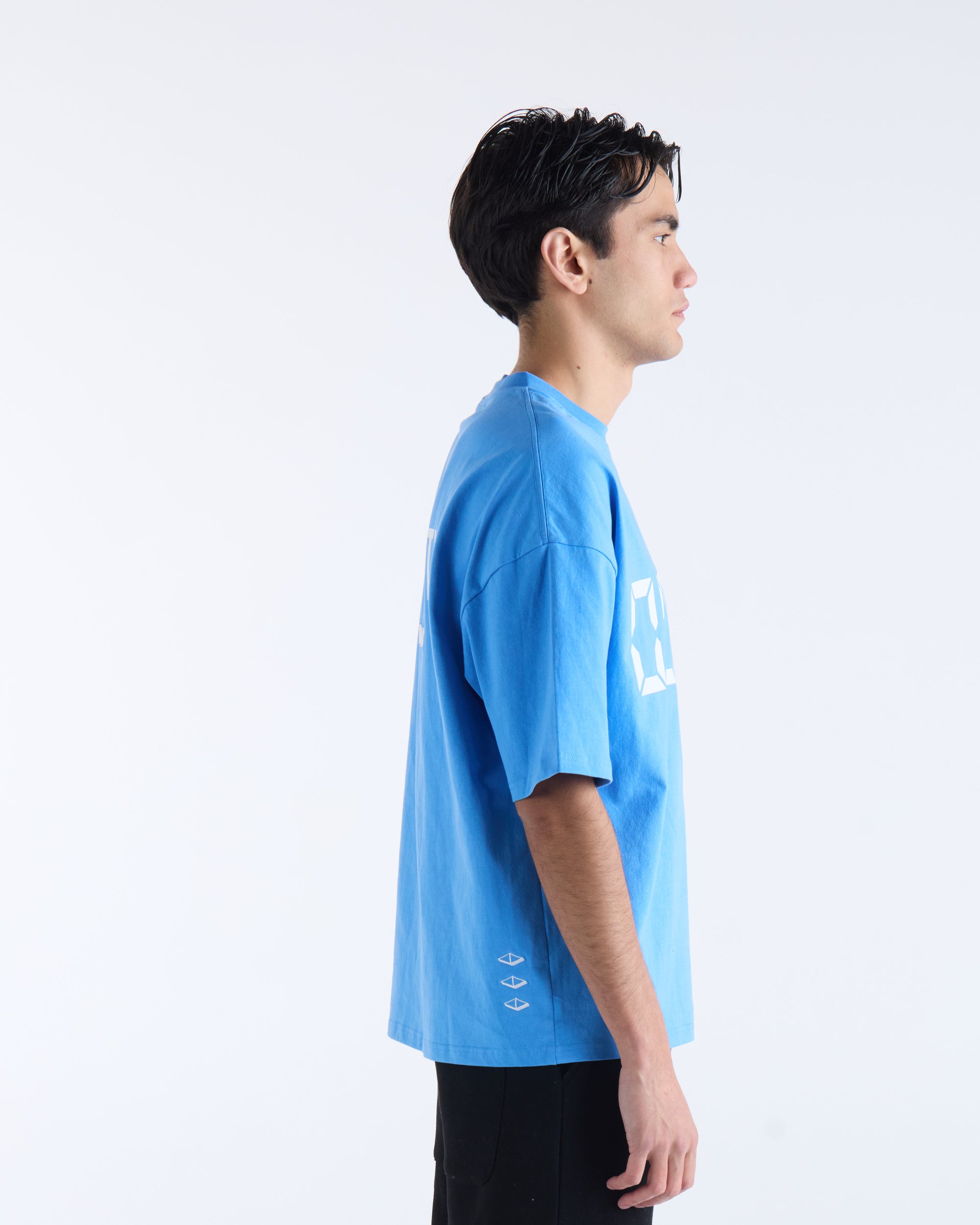 US AGAINST TIME T-SHIRT - Bright Blue