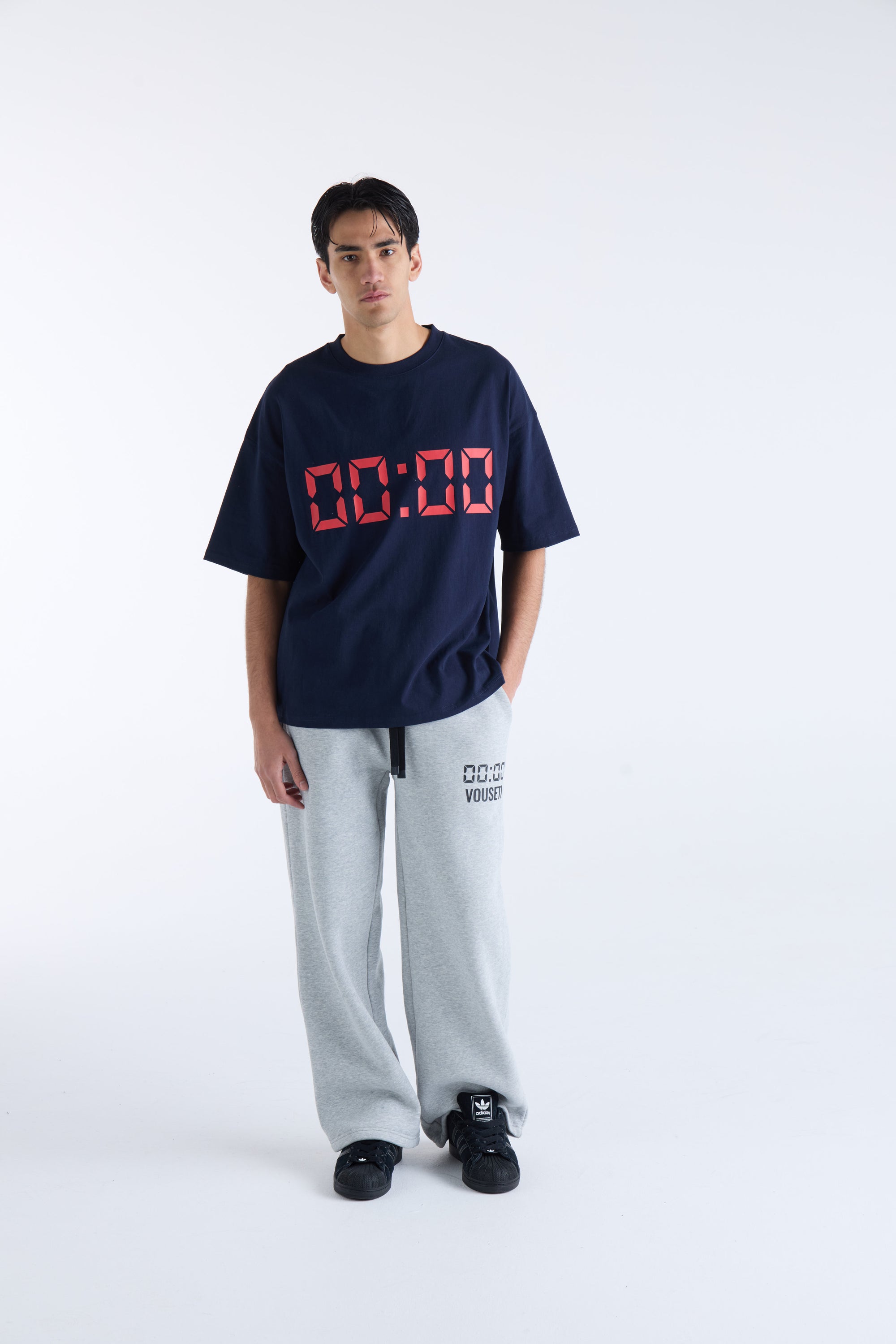US AGAINST TIME T-SHIRT - Navy