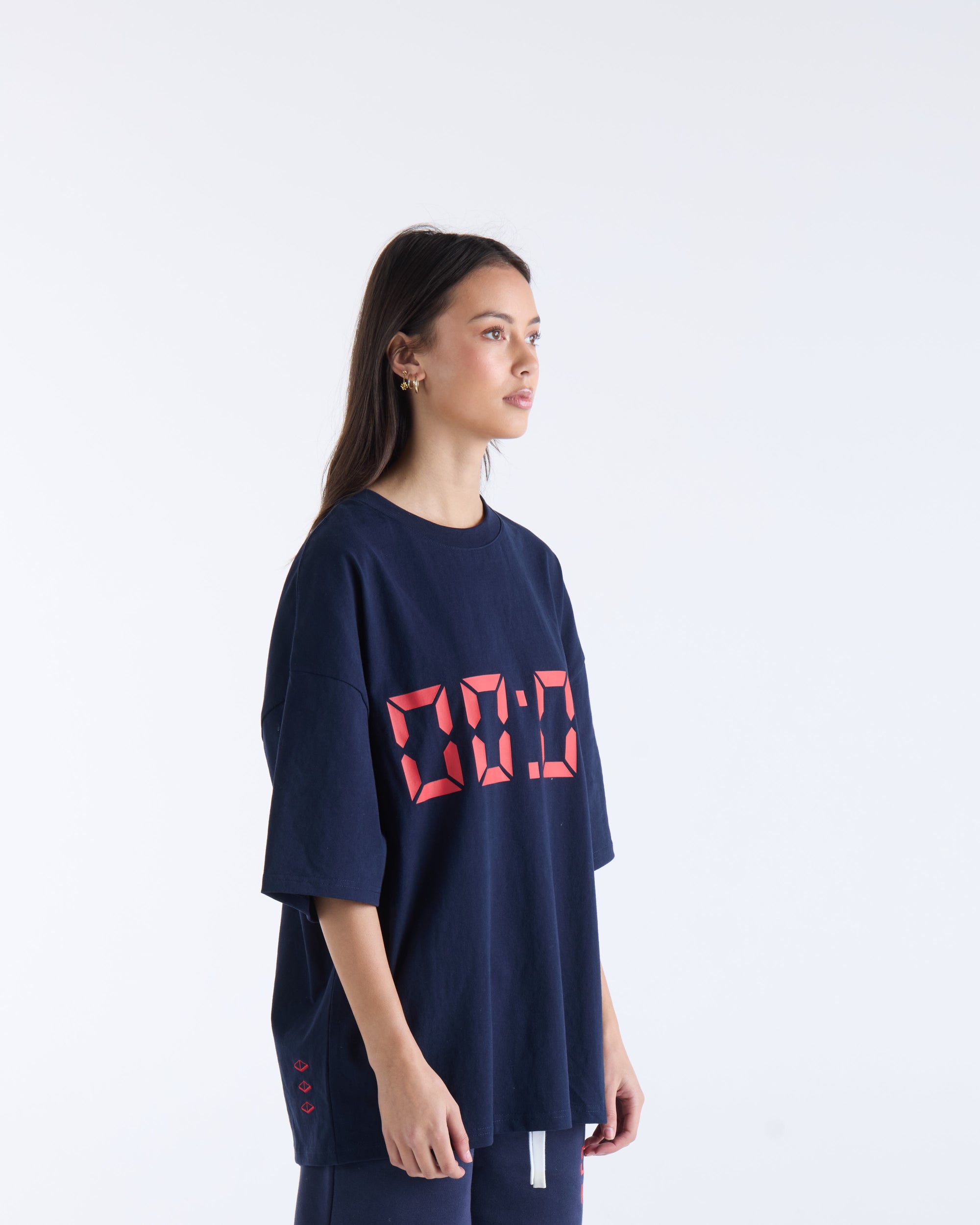 US AGAINST TIME T-SHIRT - Navy