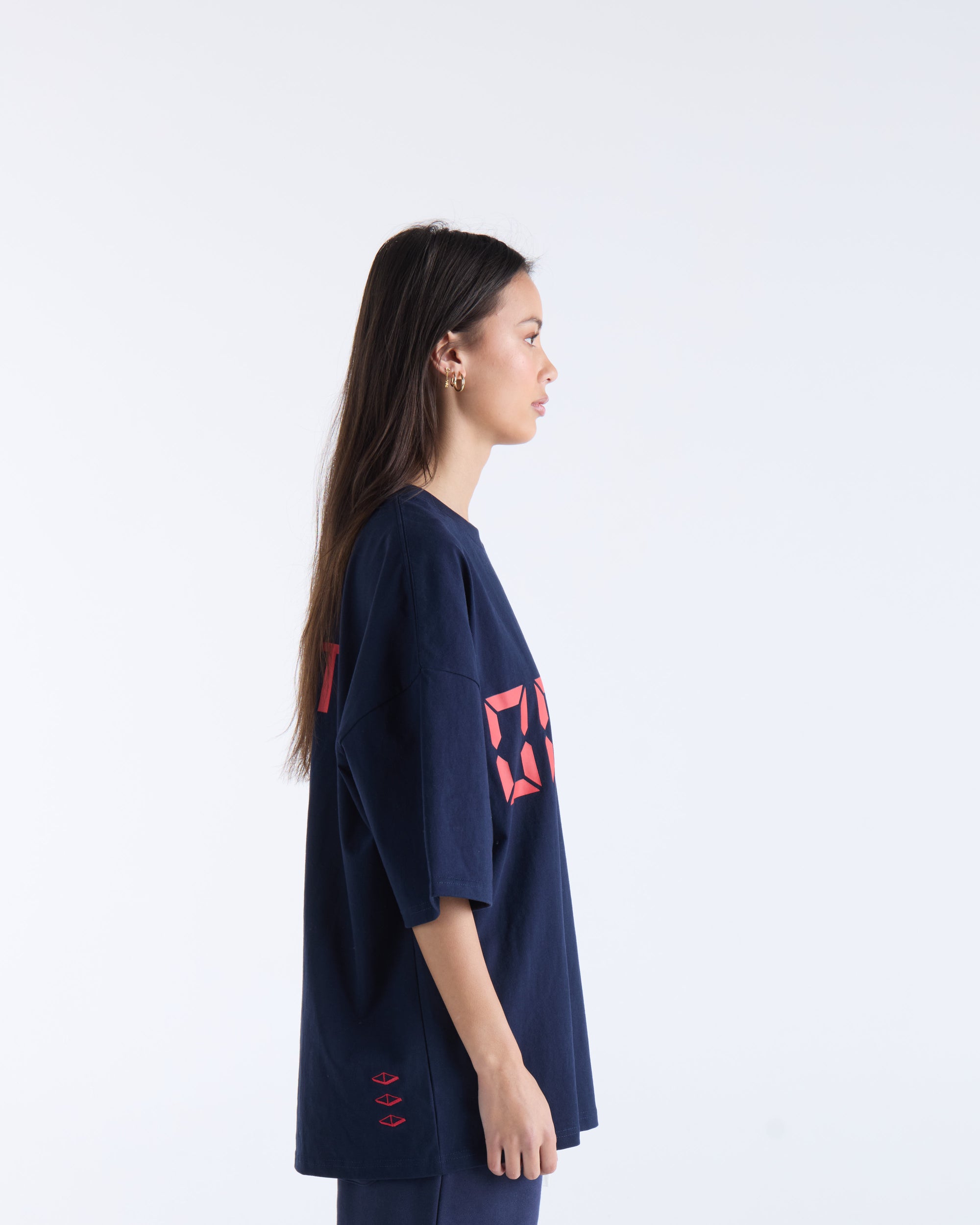 US AGAINST TIME T-SHIRT - Navy
