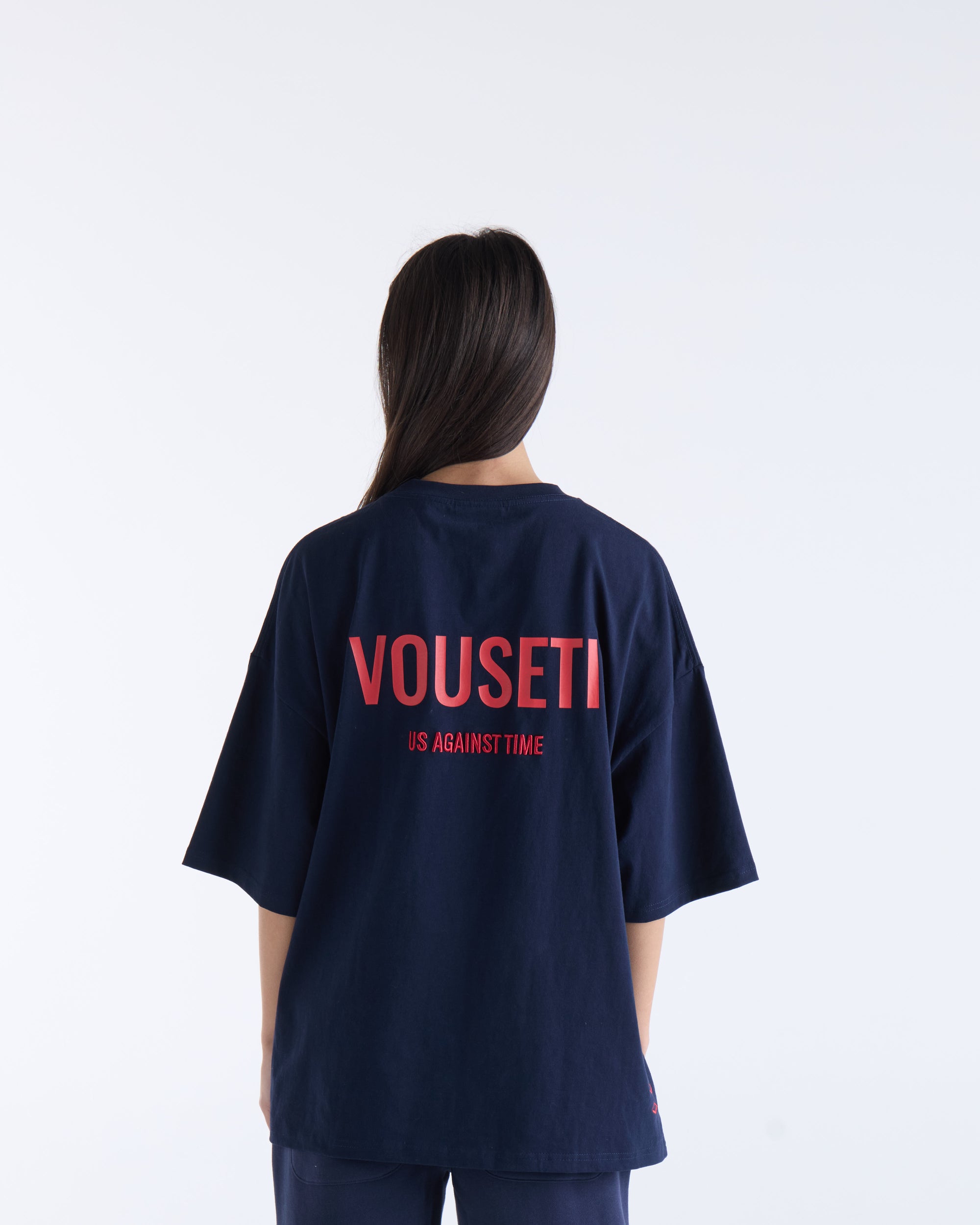 US AGAINST TIME T-SHIRT - Navy