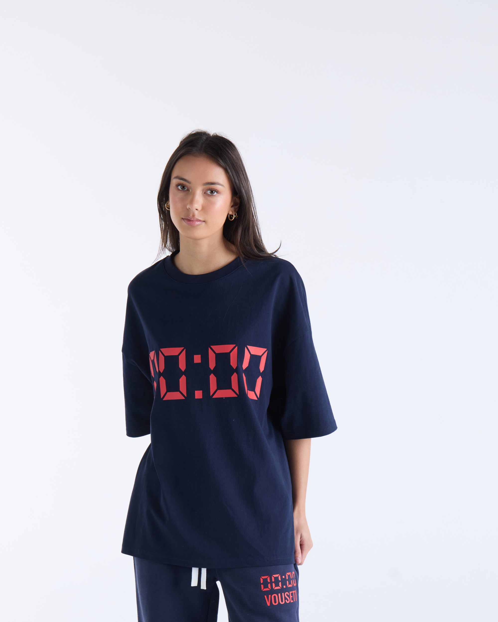 US AGAINST TIME T-SHIRT - Navy