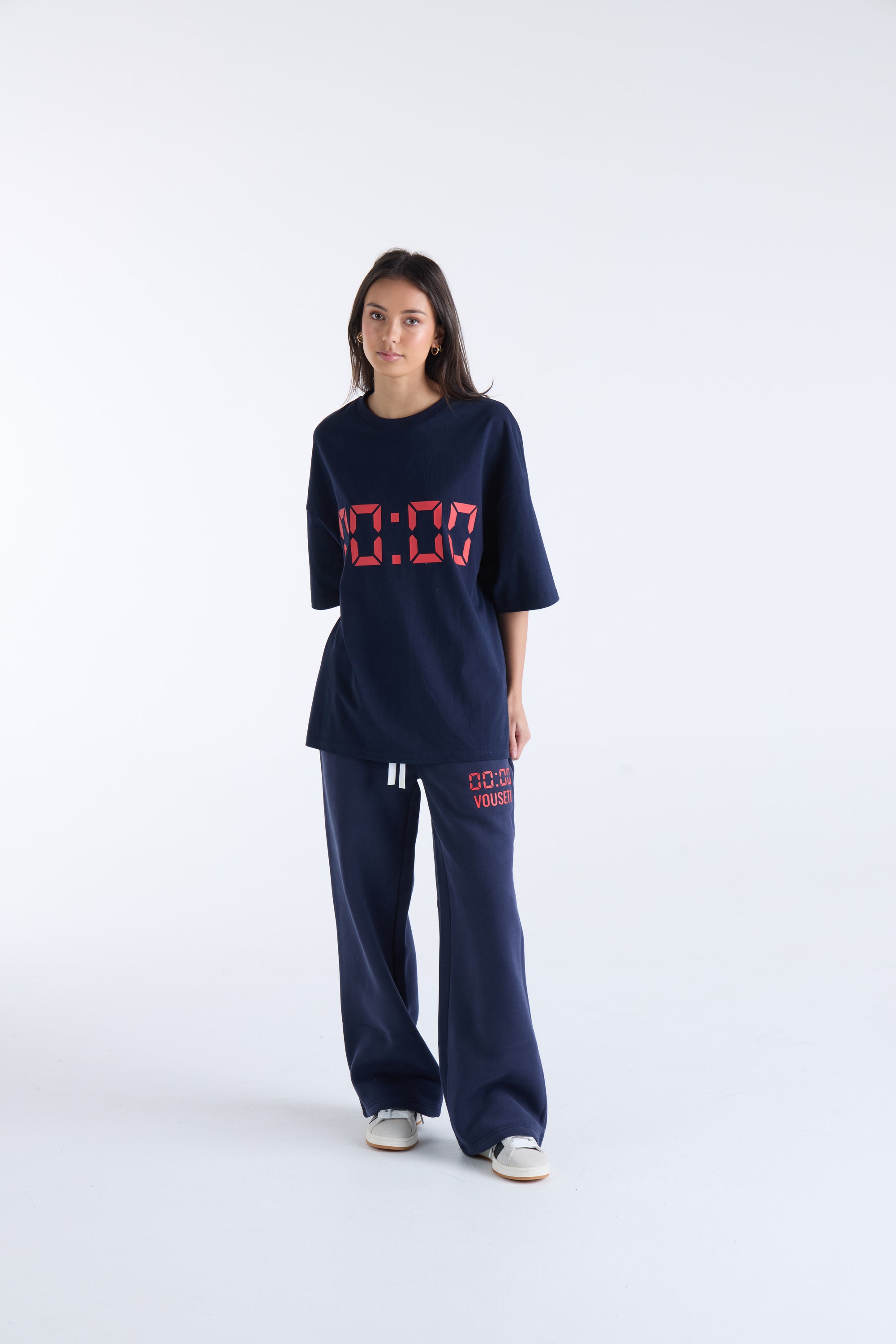 US AGAINST TIME T-SHIRT - Navy