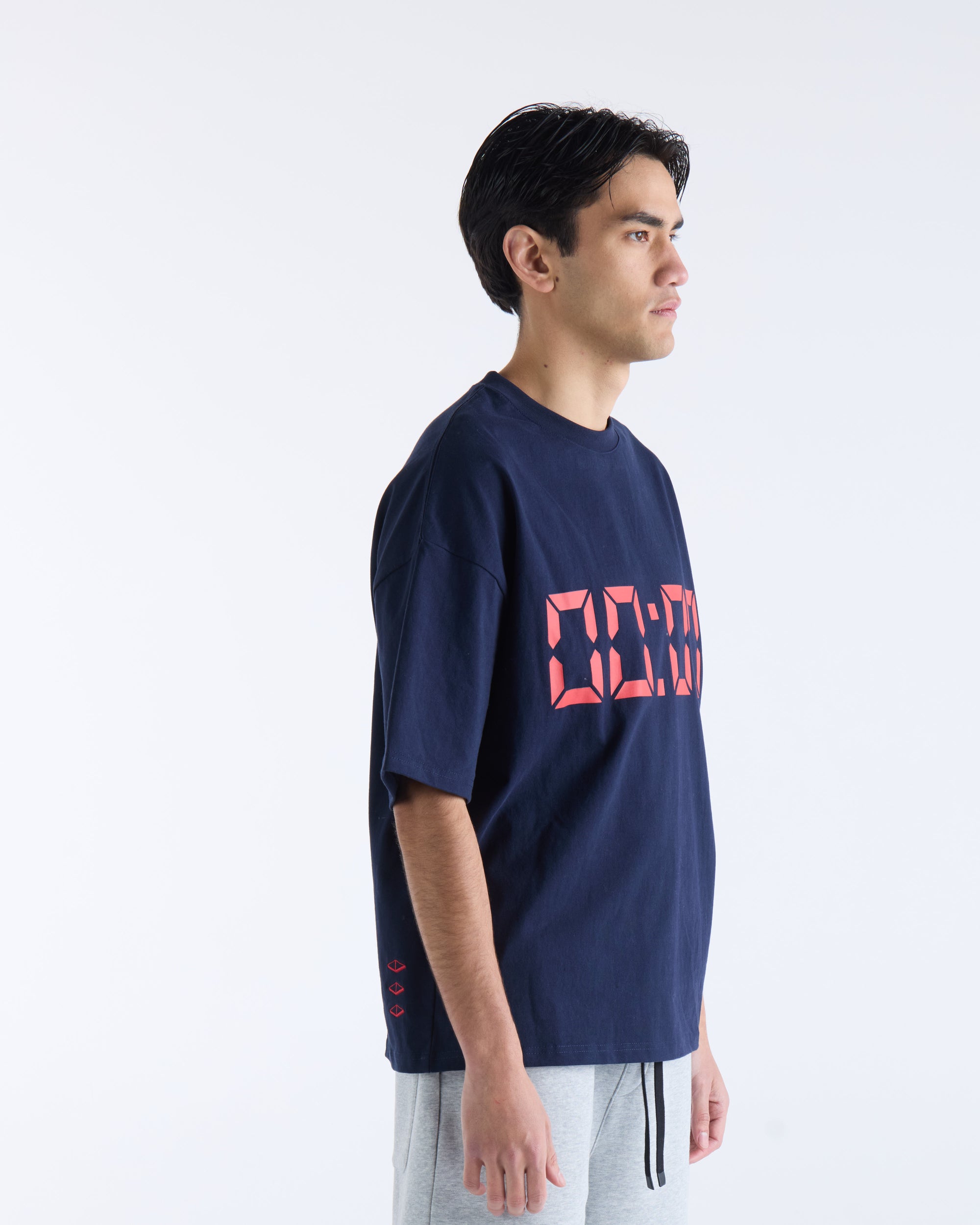 US AGAINST TIME T-SHIRT - Navy