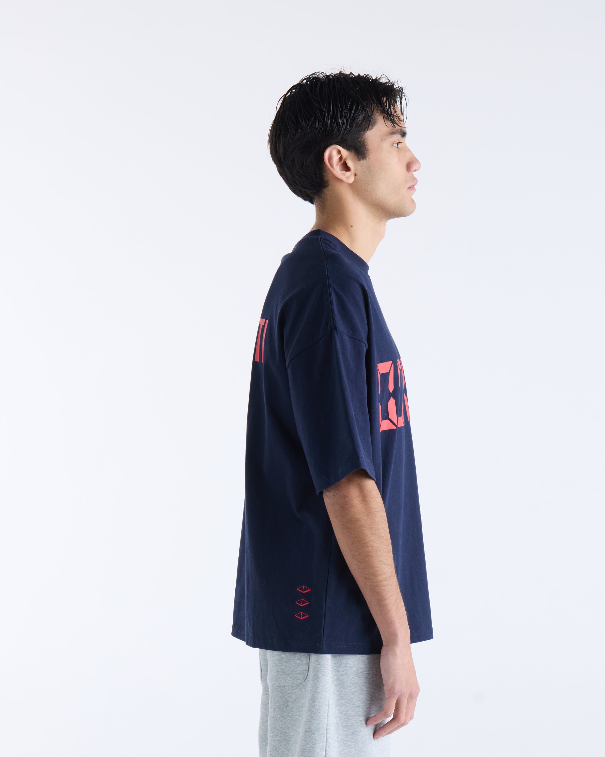 US AGAINST TIME T-SHIRT - Navy
