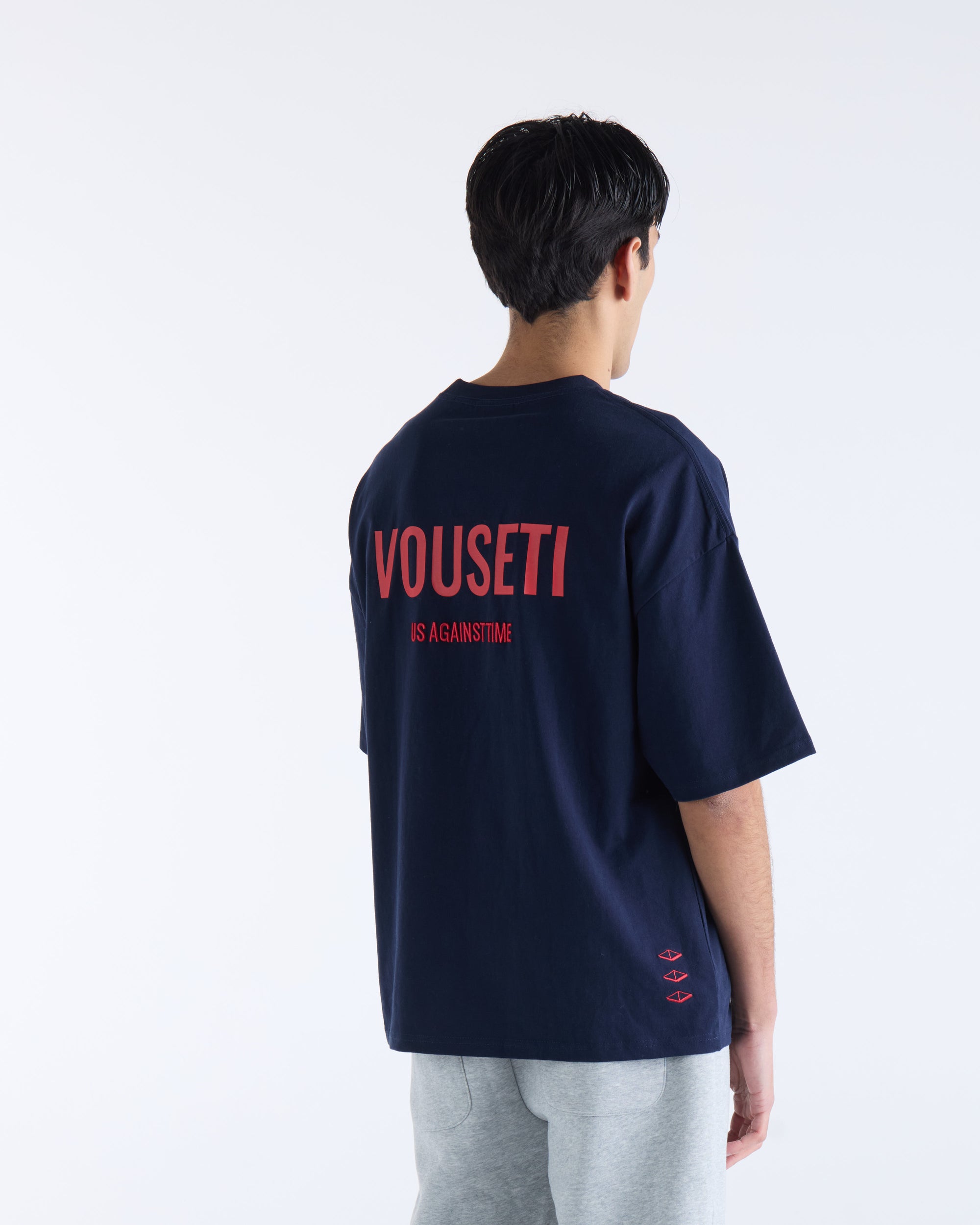 US AGAINST TIME T-SHIRT - Navy