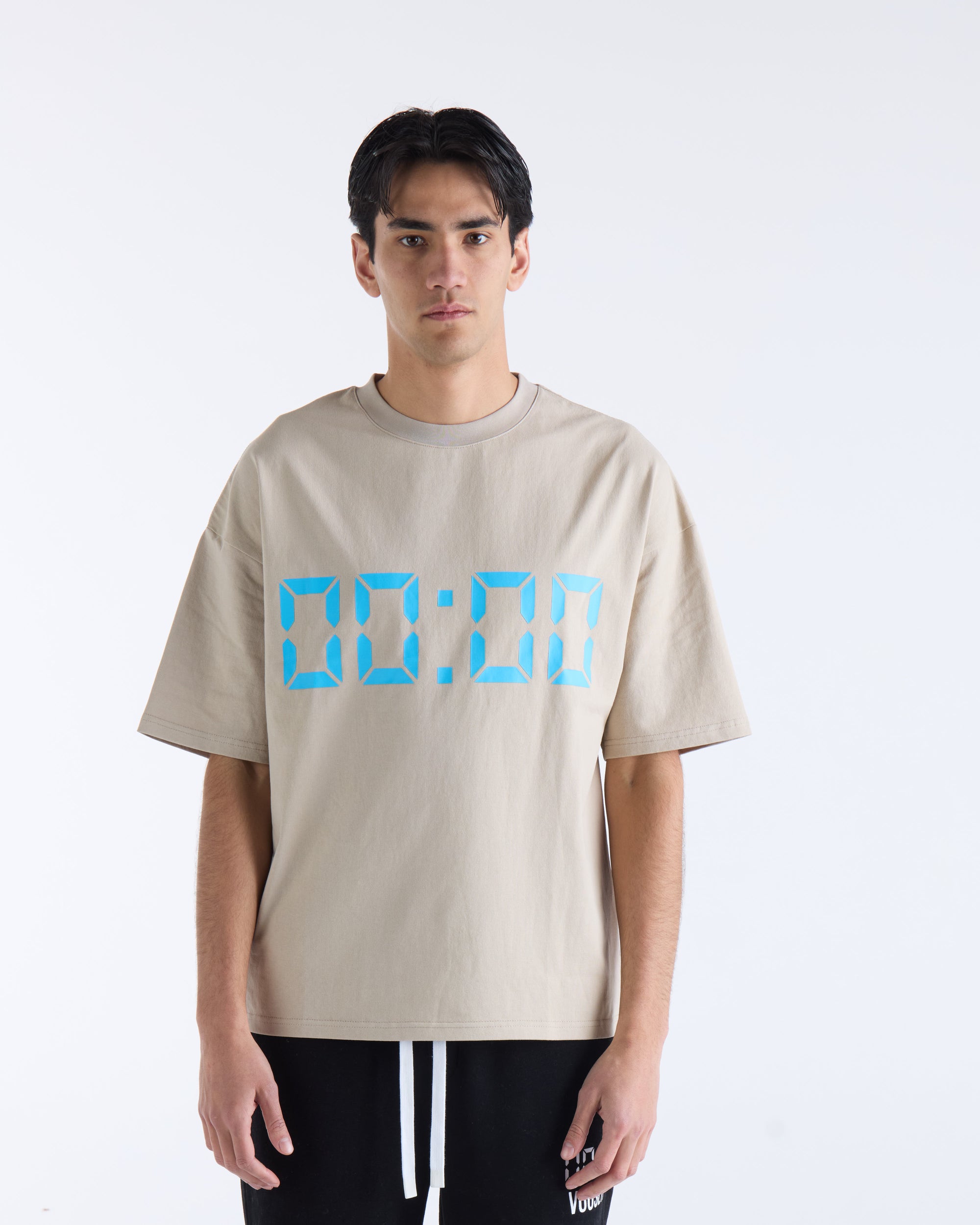 US AGAINST TIME T-SHIRT - Smokey Grey