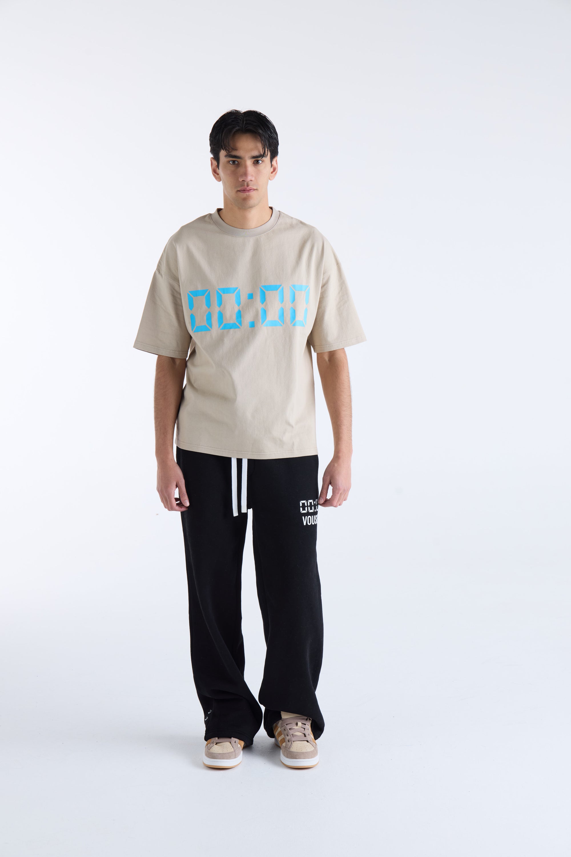 US AGAINST TIME T-SHIRT - Smokey Grey